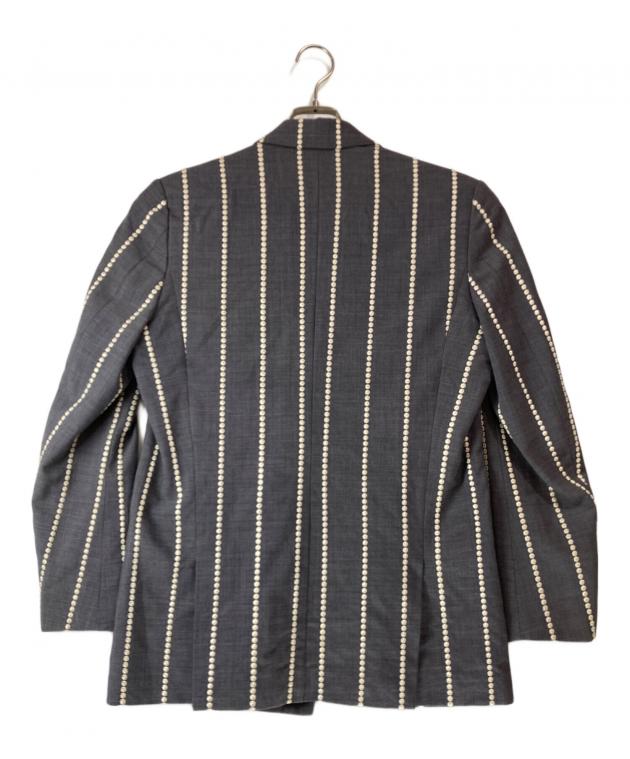 中古・古着通販】TAAKK (ターク) 18SS 刺繍ストライプセットアップ