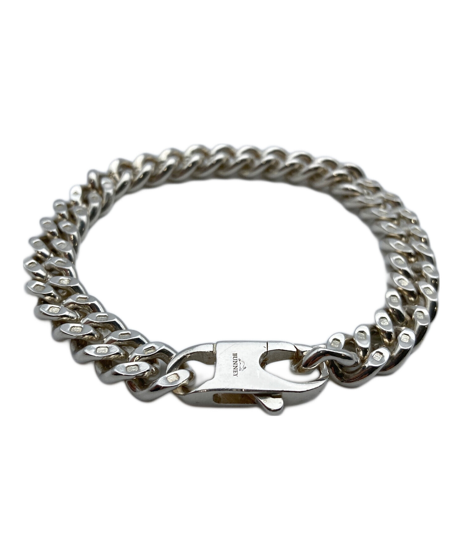 中古・古着通販】BUNNEY (バニー) Curb Change Bracelet Thin シルバー