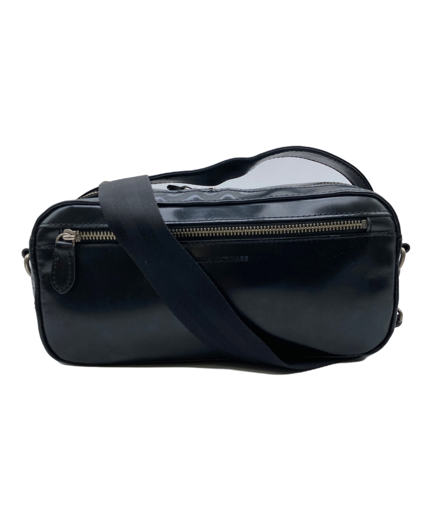 JUNYA WATANABE ボディバッグ WC-K 208 ネイビー 中古・古着通販】JUNYA WATANABE (ジュンヤワタナベ) カウレザー2WAY
