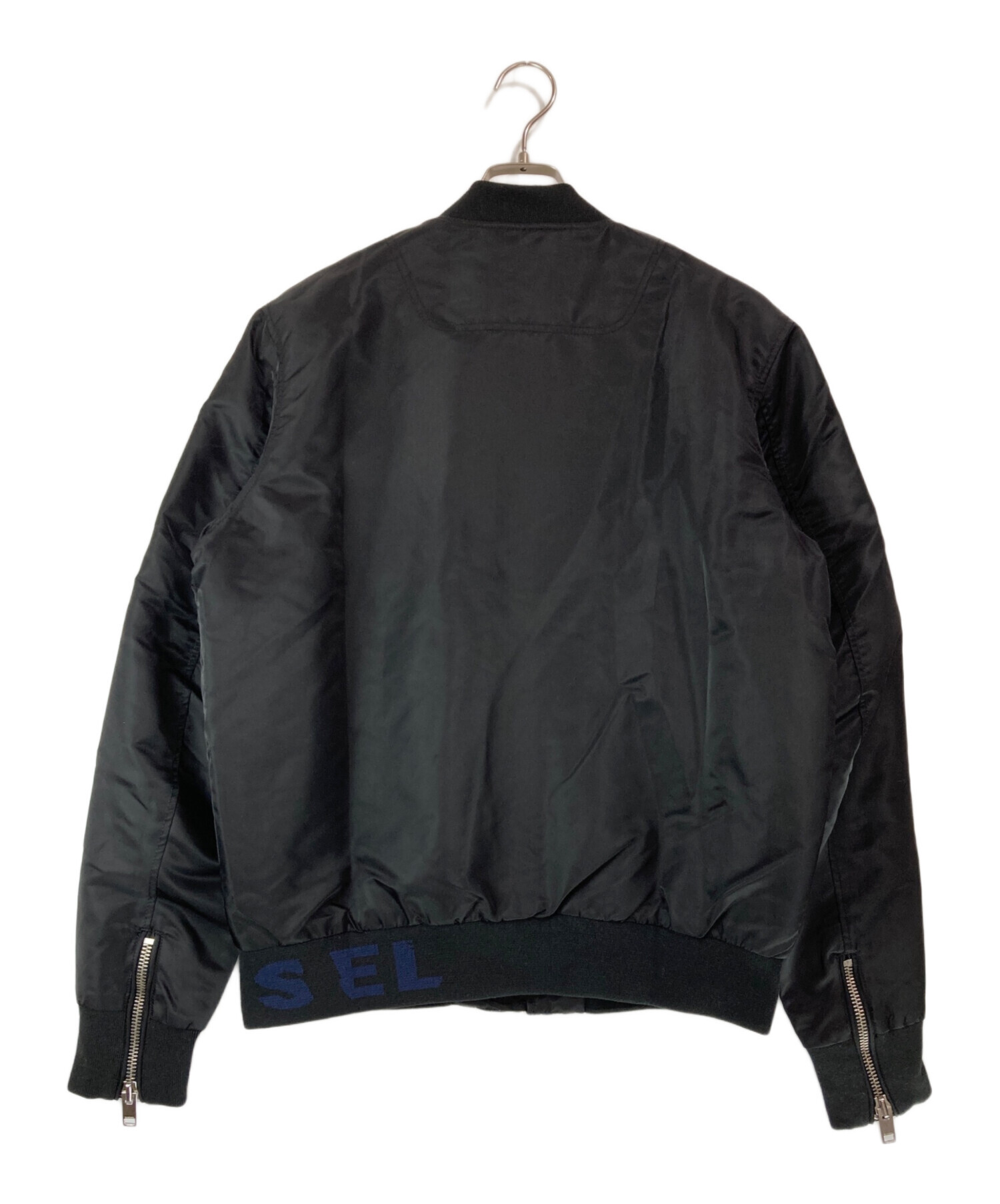 中古・古着通販】DIESEL (ディーゼル) デニムコンビMA-1ジャケット