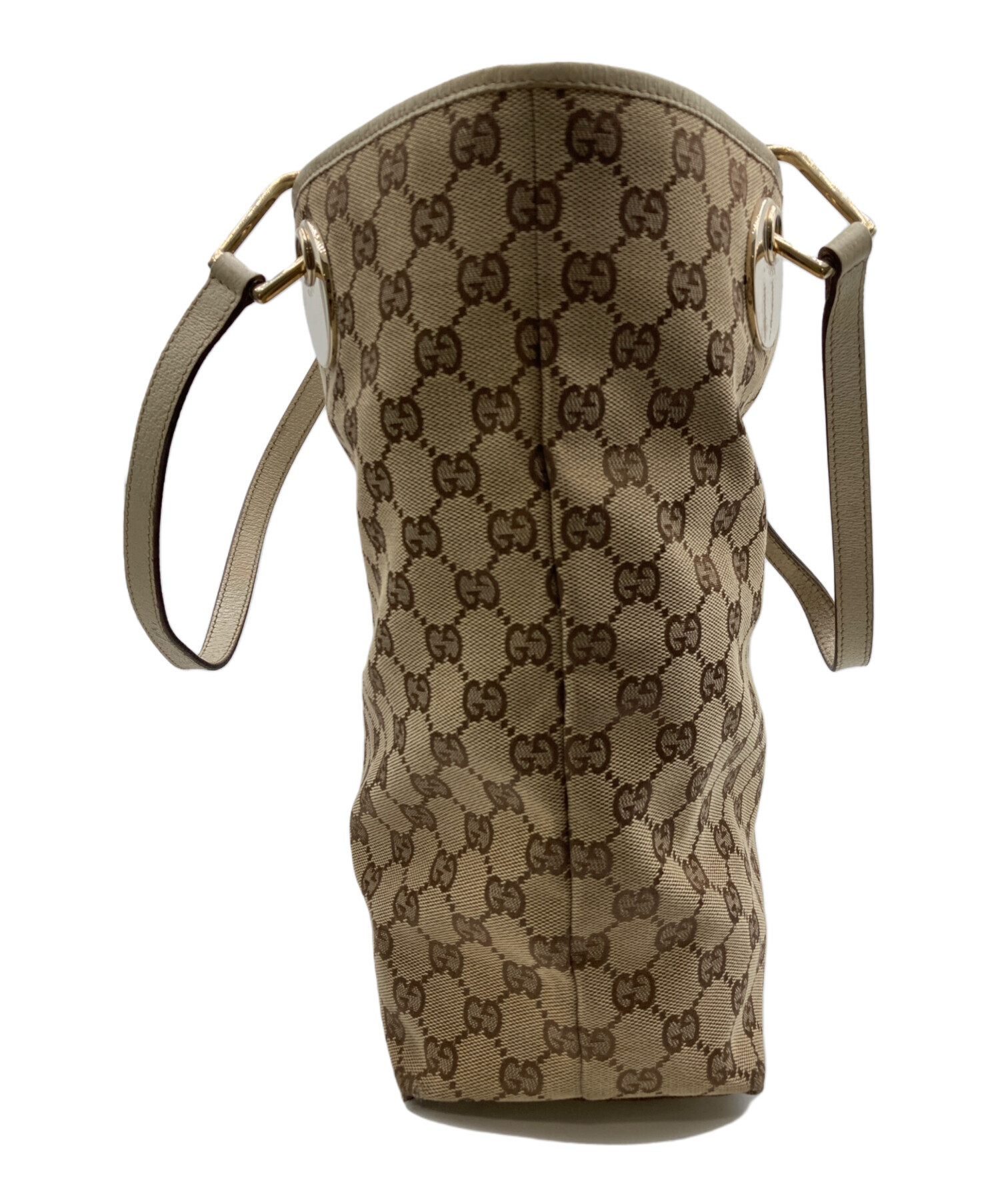 中古・古着通販】GUCCI (グッチ) GGキャンバス トートバッグ ベージュ