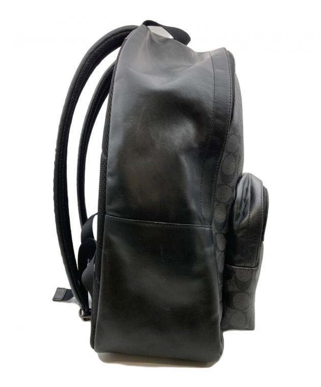 中古・古着通販】COACH (コーチ) シグネチャーリュック ブラック