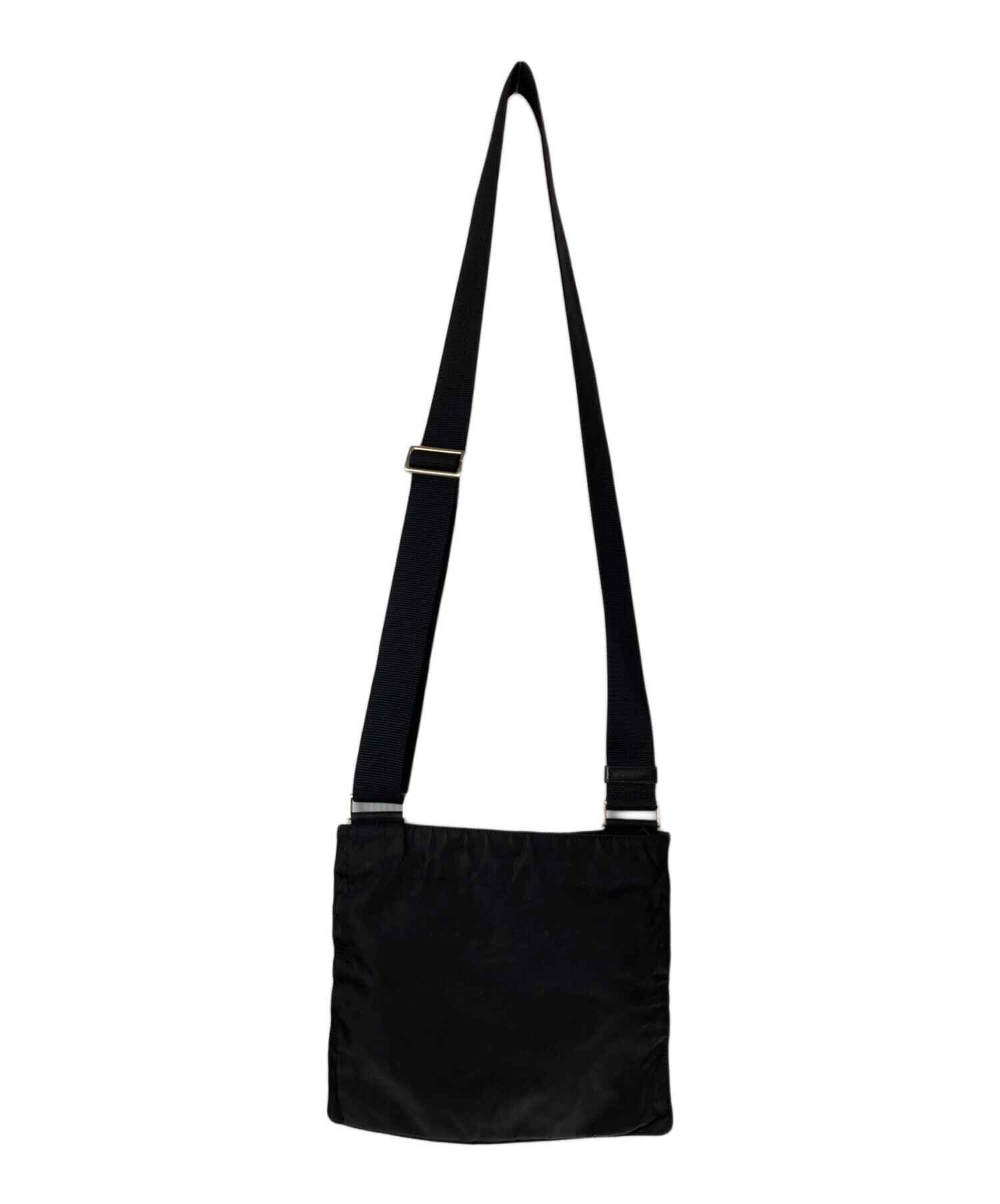 中古・古着通販】PRADA (プラダ) ナイロンショルダーバッグ ブラック