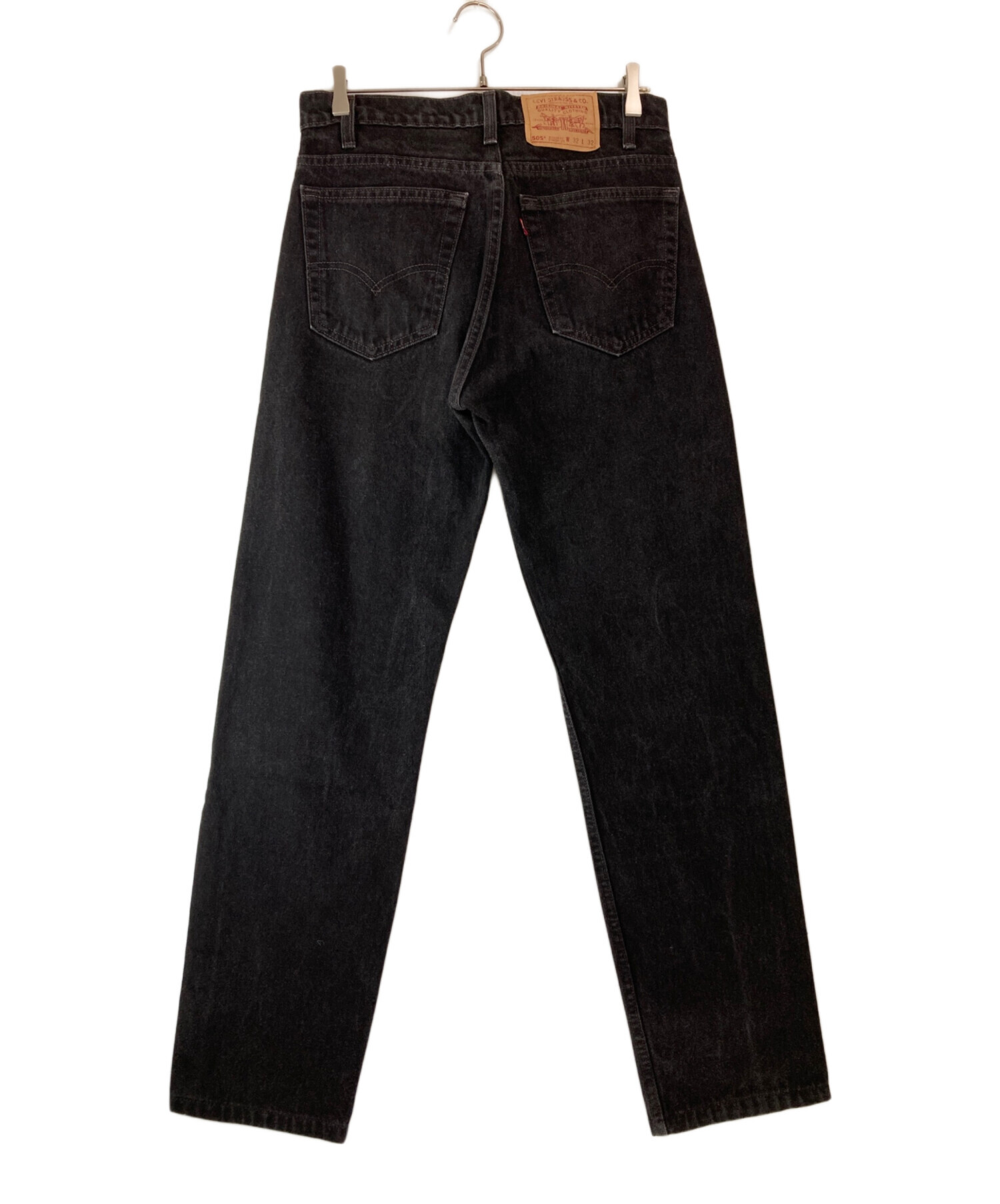 中古・古着通販】LEVI'S (リーバイス) 505 ブラックデニムパンツ