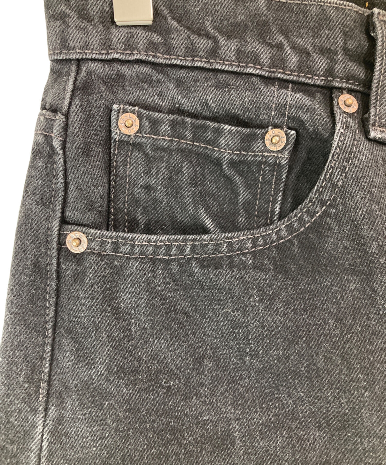 中古・古着通販】LEVI'S (リーバイス) 505 ブラックデニムパンツ