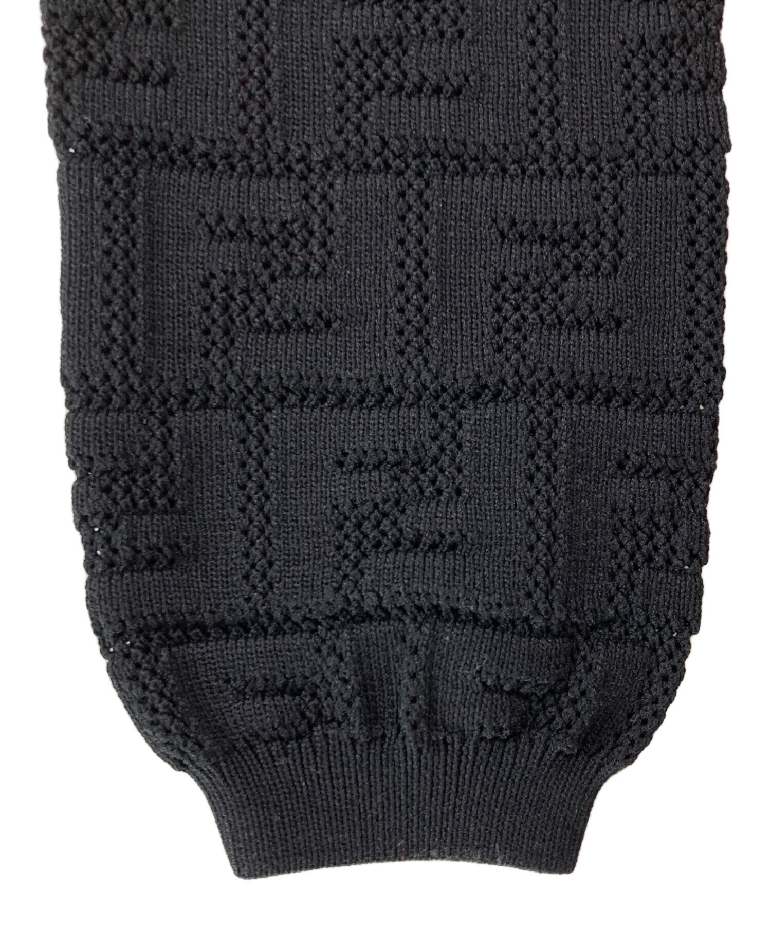 中古・古着通販】FENDI (フェンディ) ズッカ柄クロップドニット
