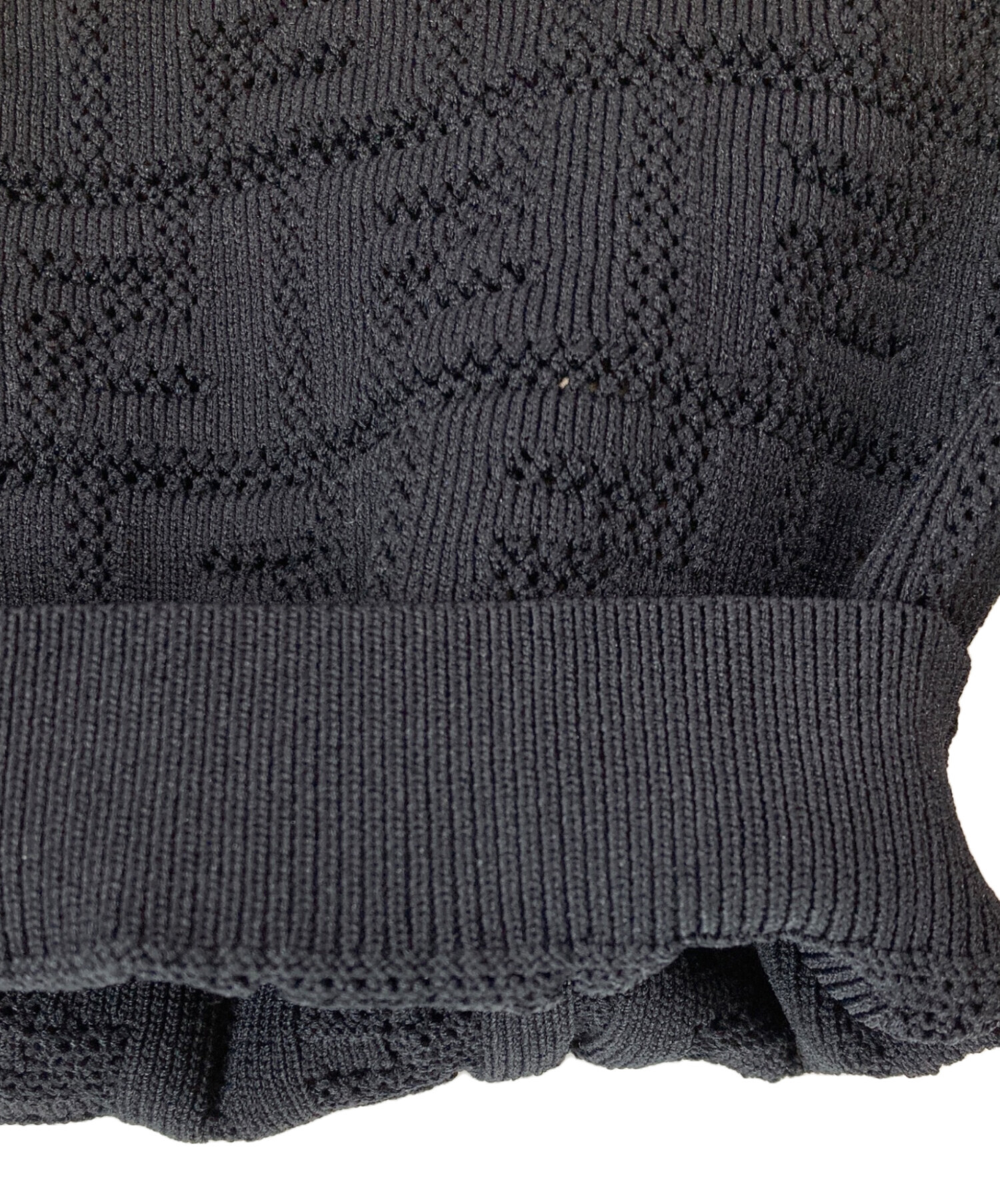 中古・古着通販】FENDI (フェンディ) ズッカ柄クロップドニット