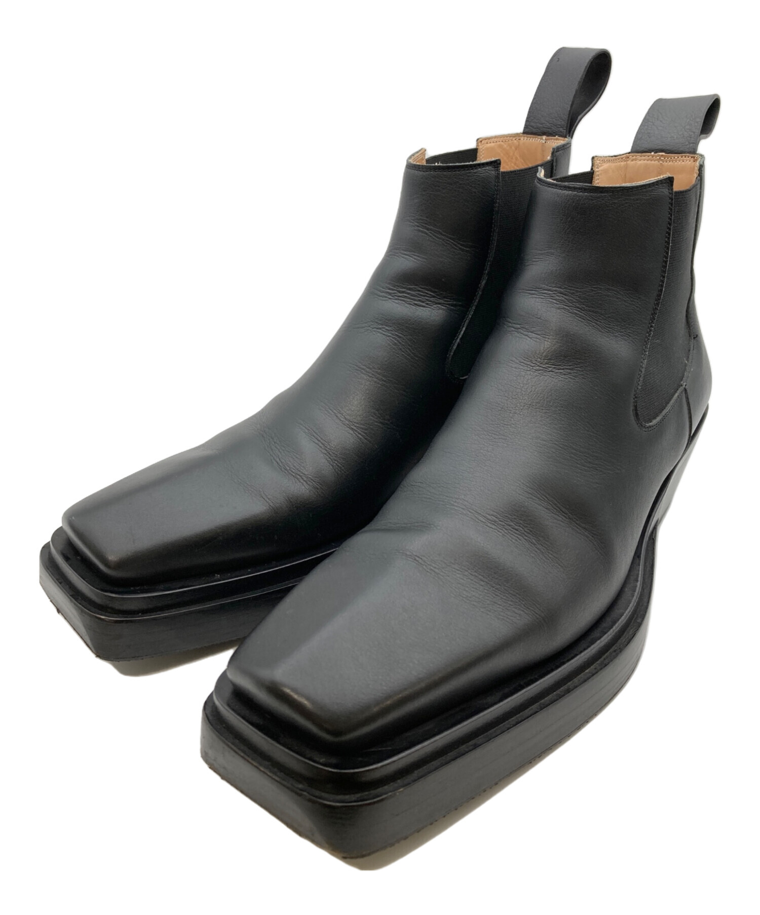 袋付き　ボッテガヴェネタ　THE LEANサイドゴア ブーツ　371/2 中古・古着通販】BOTTEGA VENETA (ボッテガベネタ) THE LEAN スクエア