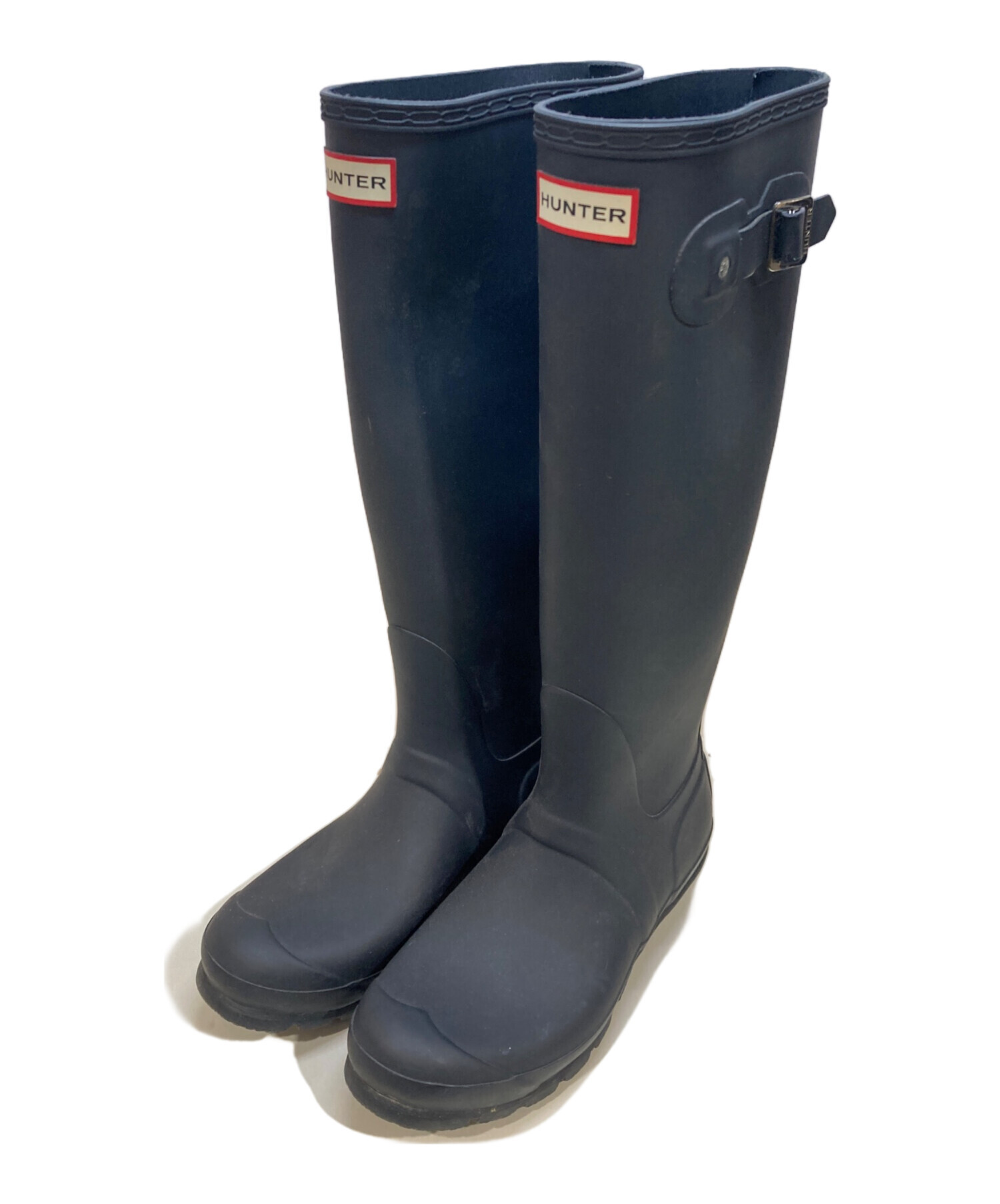 HUNTER ハンター　美品レインブーツ　28～28.5㎝　UK10　ネイビー 中古・古着通販】HUNTER (ハンター) レインブーツ ネイビー サイズ