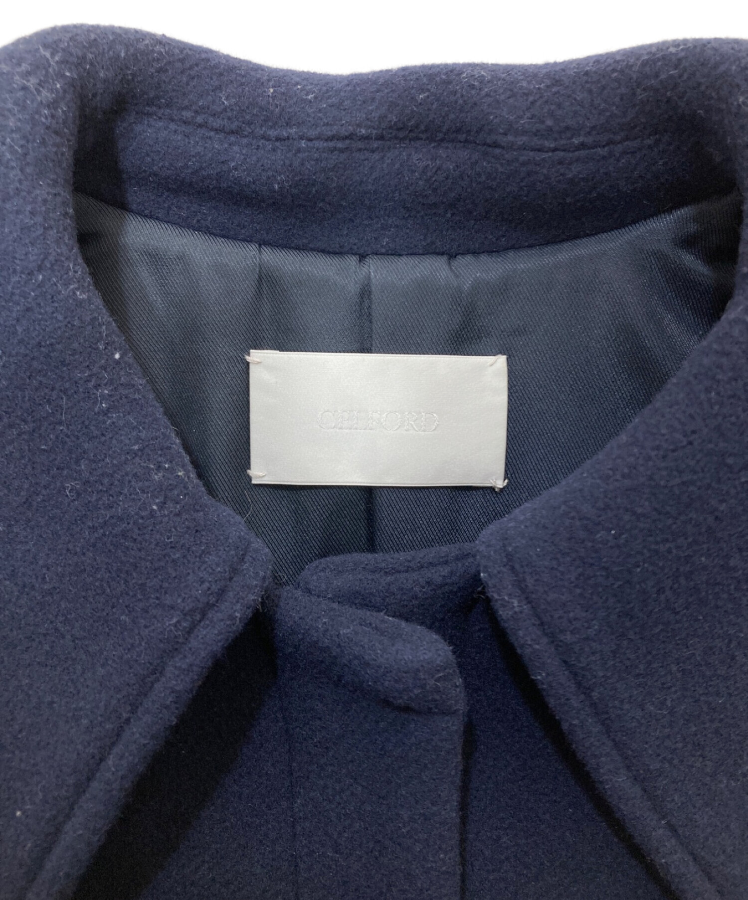 中古・古着通販】CELFORD (セルフォード) ビッグカラーロングコート