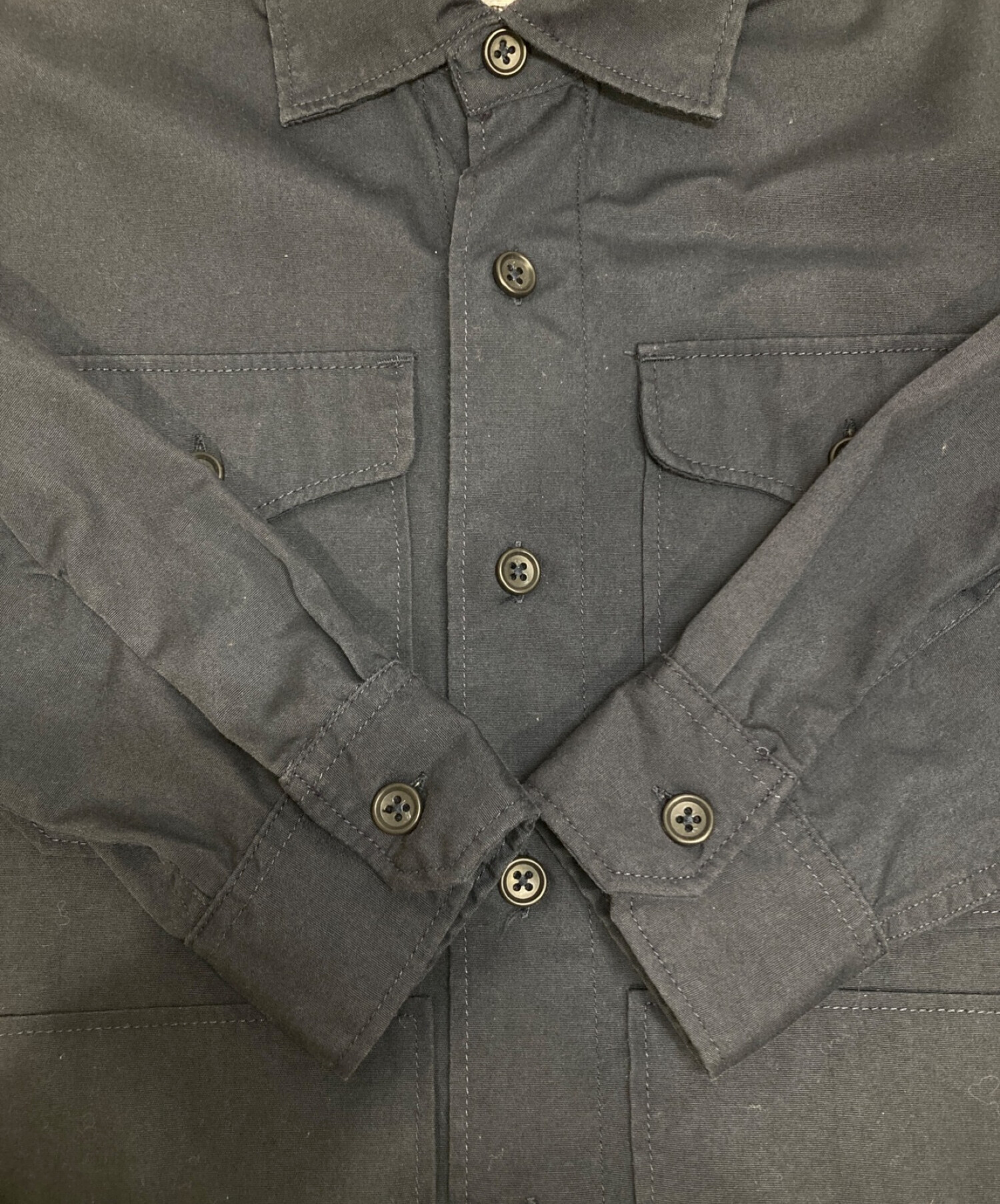 エンジニアドガーメント ジャケット サファリジャケット ネイビー S 中古・古着通販】Engineered Garments (エンジニアド ガーメンツ