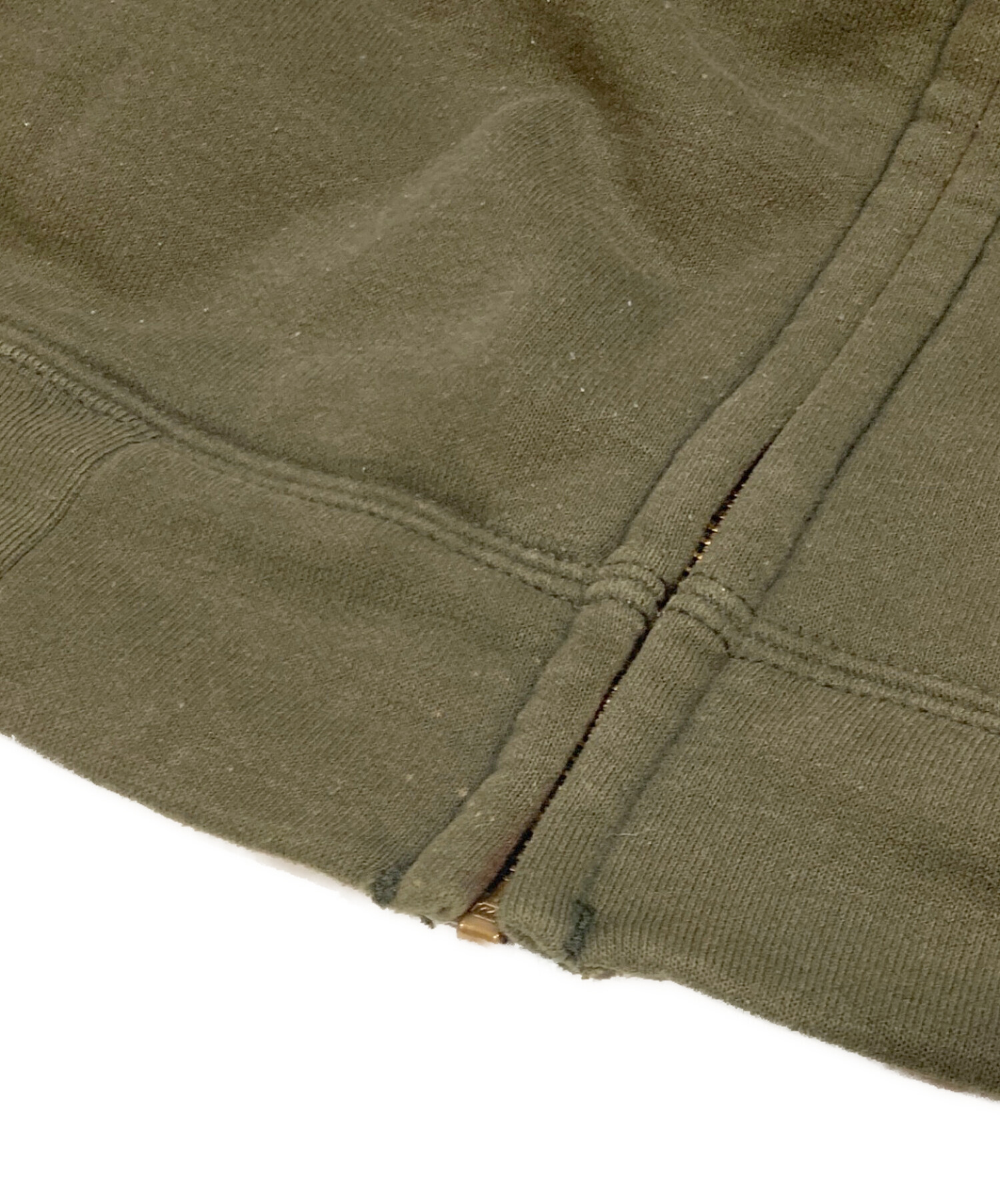 中古・古着通販】CarHartt (カーハート) ジップパーカー カーキ