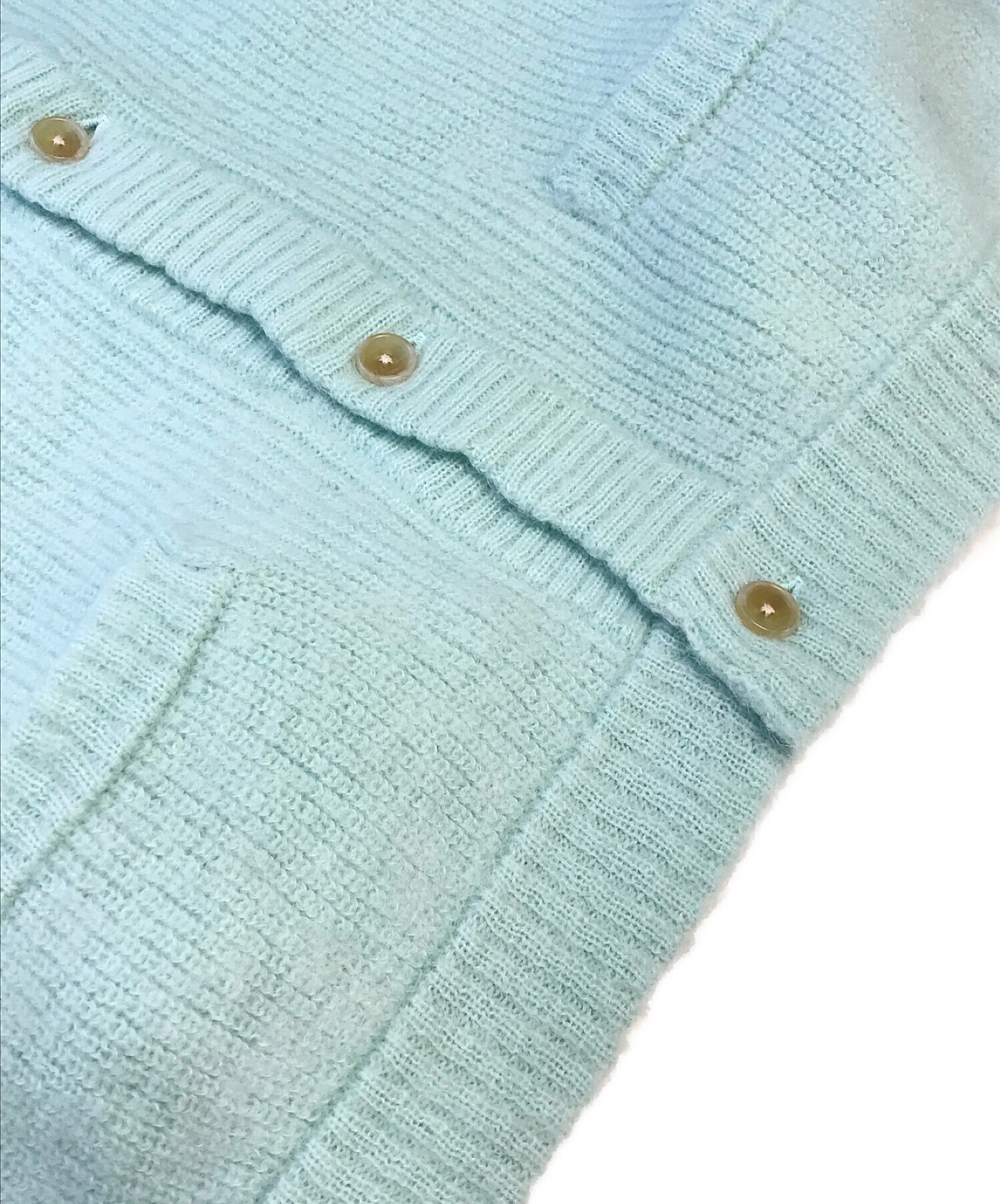 中古・古着通販】stein (シュタイン) Kid Mohair Cardigan ミント