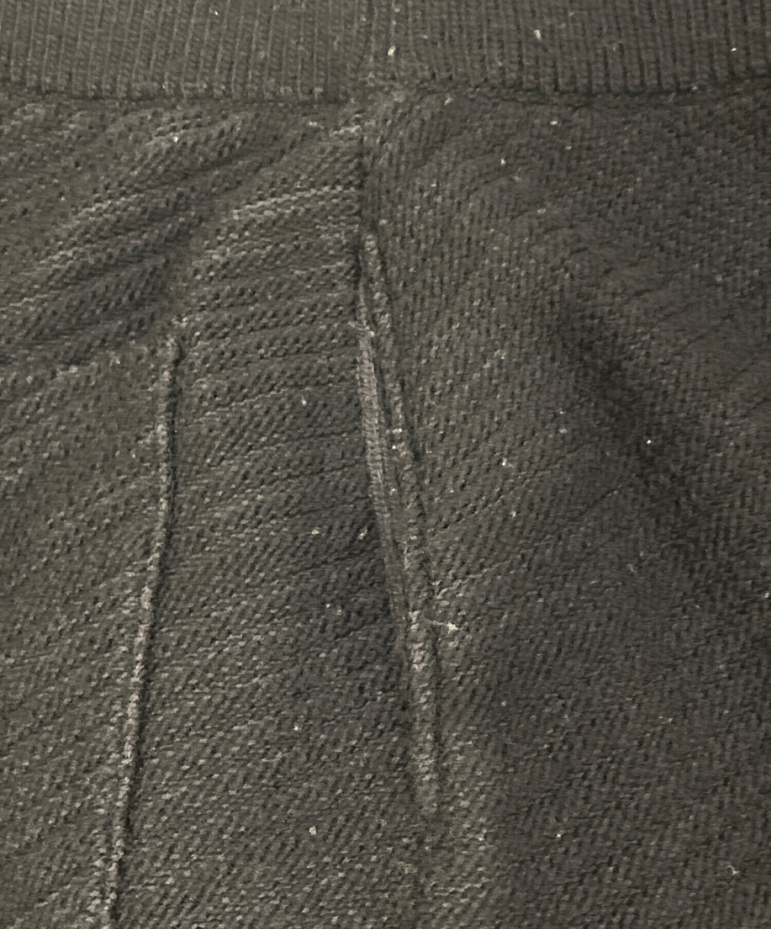 中古・古着通販】YOKE (ヨーク) Bias Border Knit Pants ブラック 