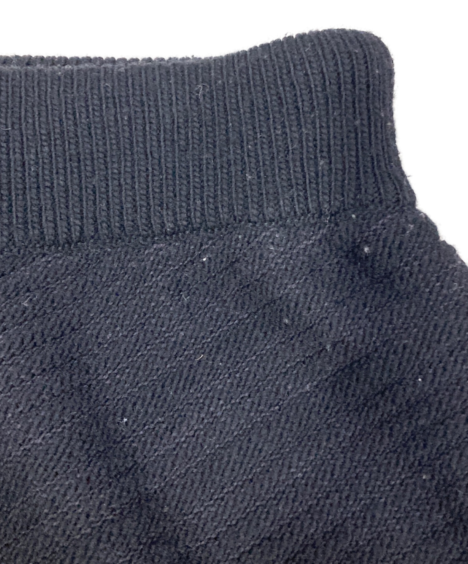 中古・古着通販】YOKE (ヨーク) Bias Border Knit Pants ブラック 