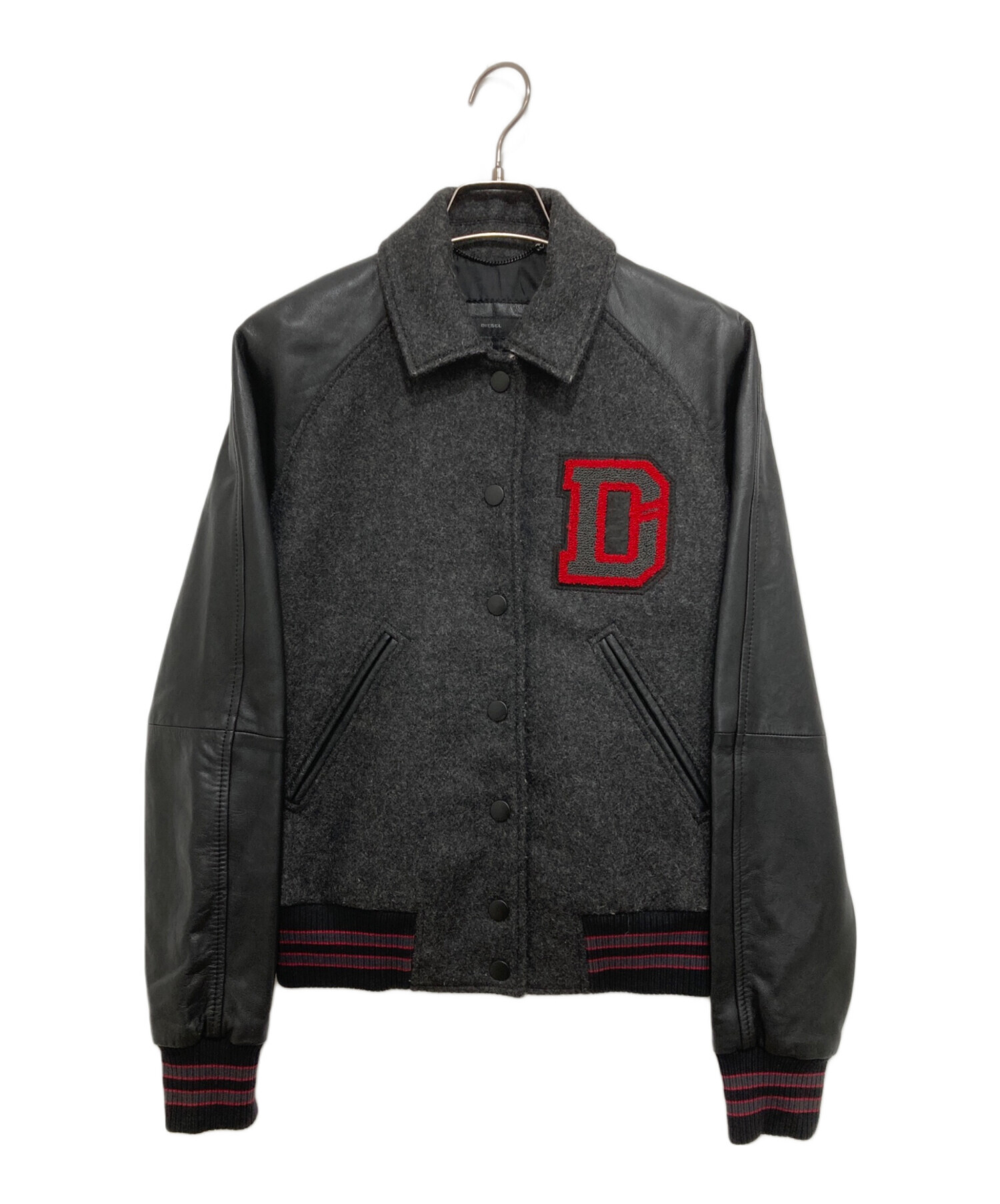 中古・古着通販】DIESEL (ディーゼル) 袖切替スタジャン 中古・古着通販】DIESEL (ディーゼル) 袖切替スタジャン
