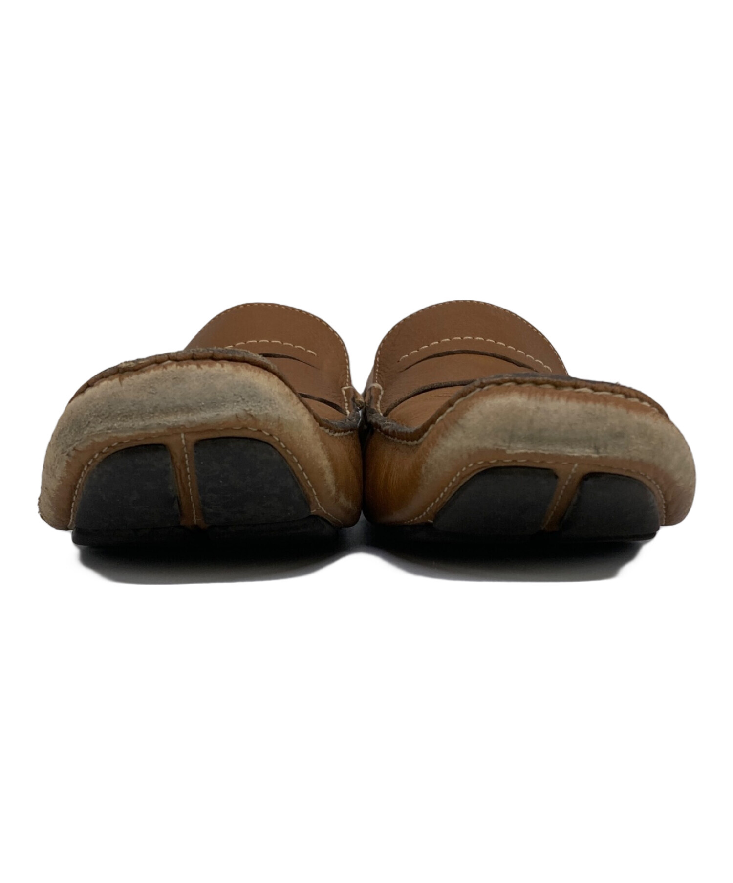 P助　1106090 中古・古着通販】PRADA (プラダ) ドライビングシューズ ブラウン