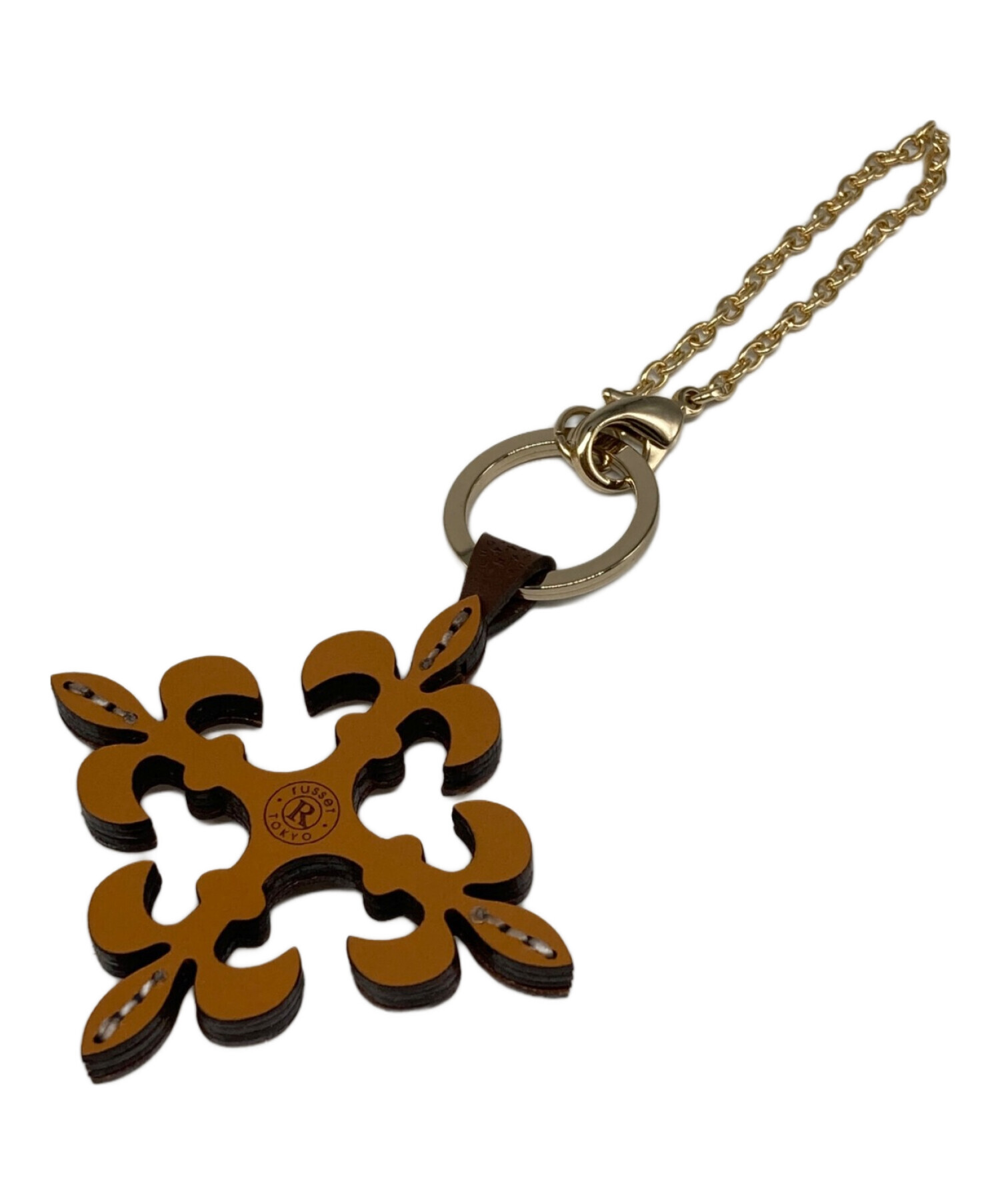 russet(ラシット)のビッグモノグラムのバッグチャーム 中古・古着通販】russet (ラシット) ビックモノグラムチャーム