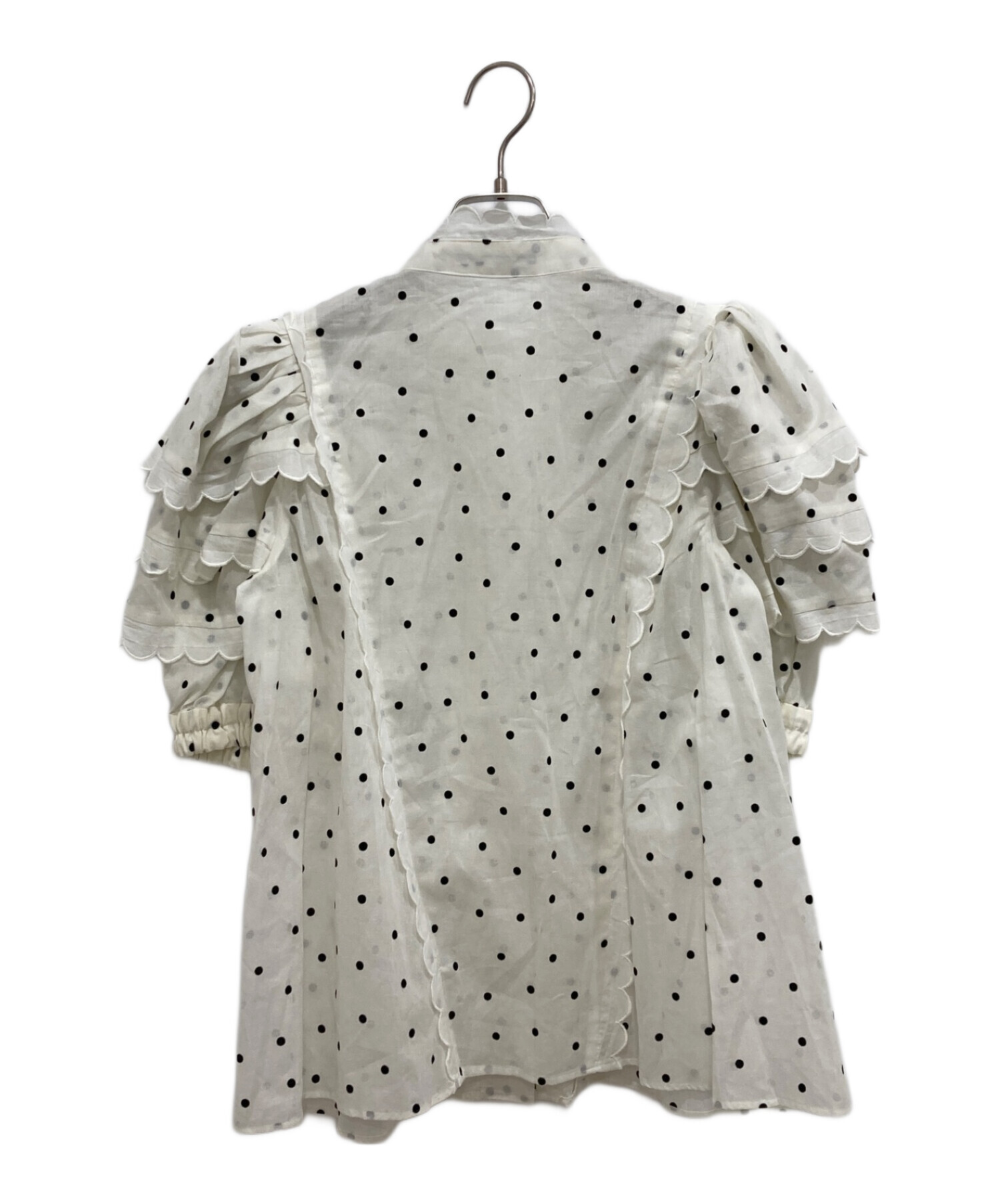 スカラップティアードブラウスSEVEN TEN by MIHO KAWAHITO