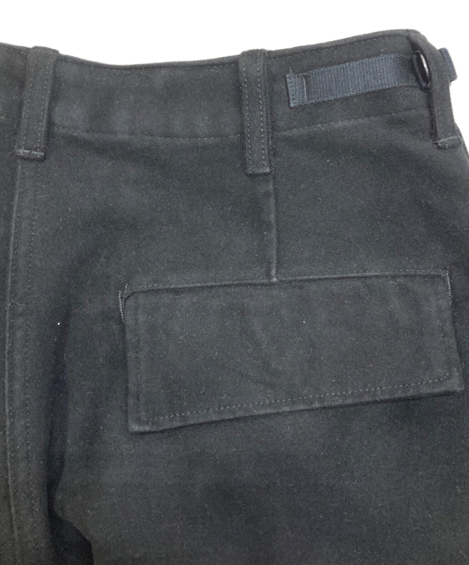 中古・古着通販】COMOLI (コモリ) モールスキンBDUパンツ ブラック