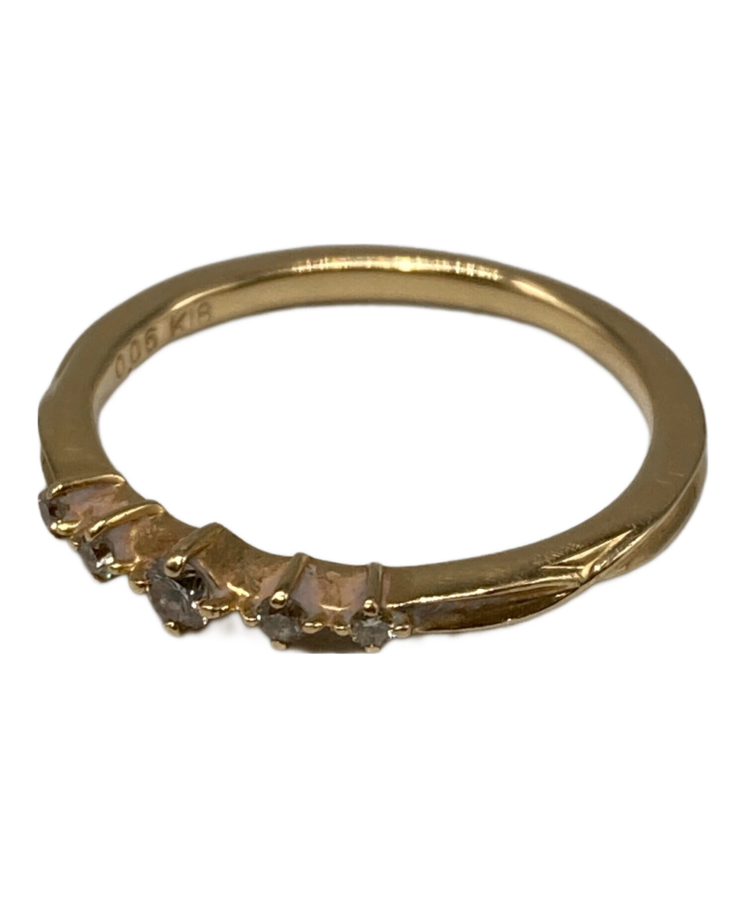 agate ピンキーリング　4号 中古・古着通販】agete (アガット) ピンキーリング サイズ:4号