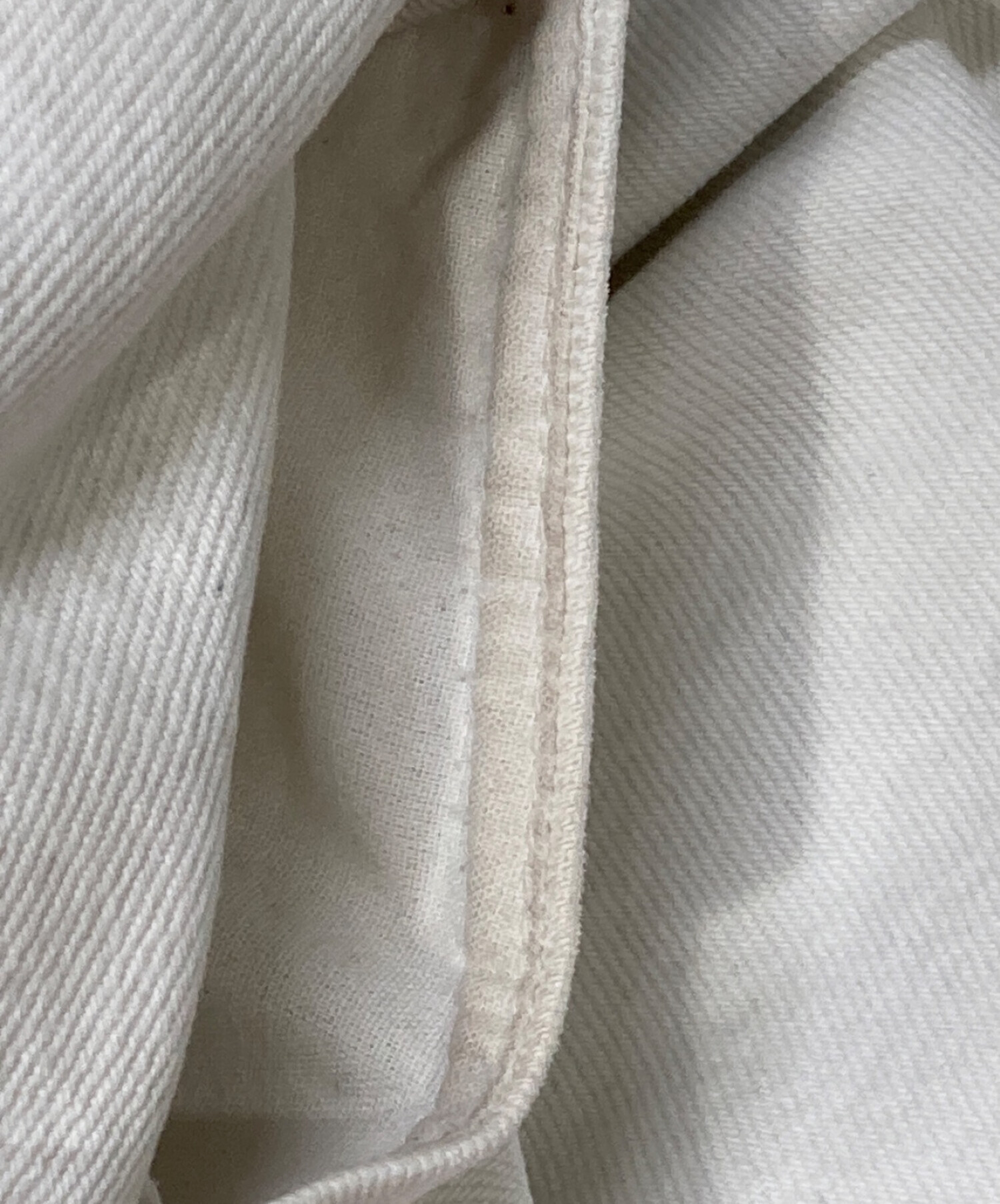 中古・古着通販】LEVI'S (リーバイス) ホワイトデニムパンツ ホワイト