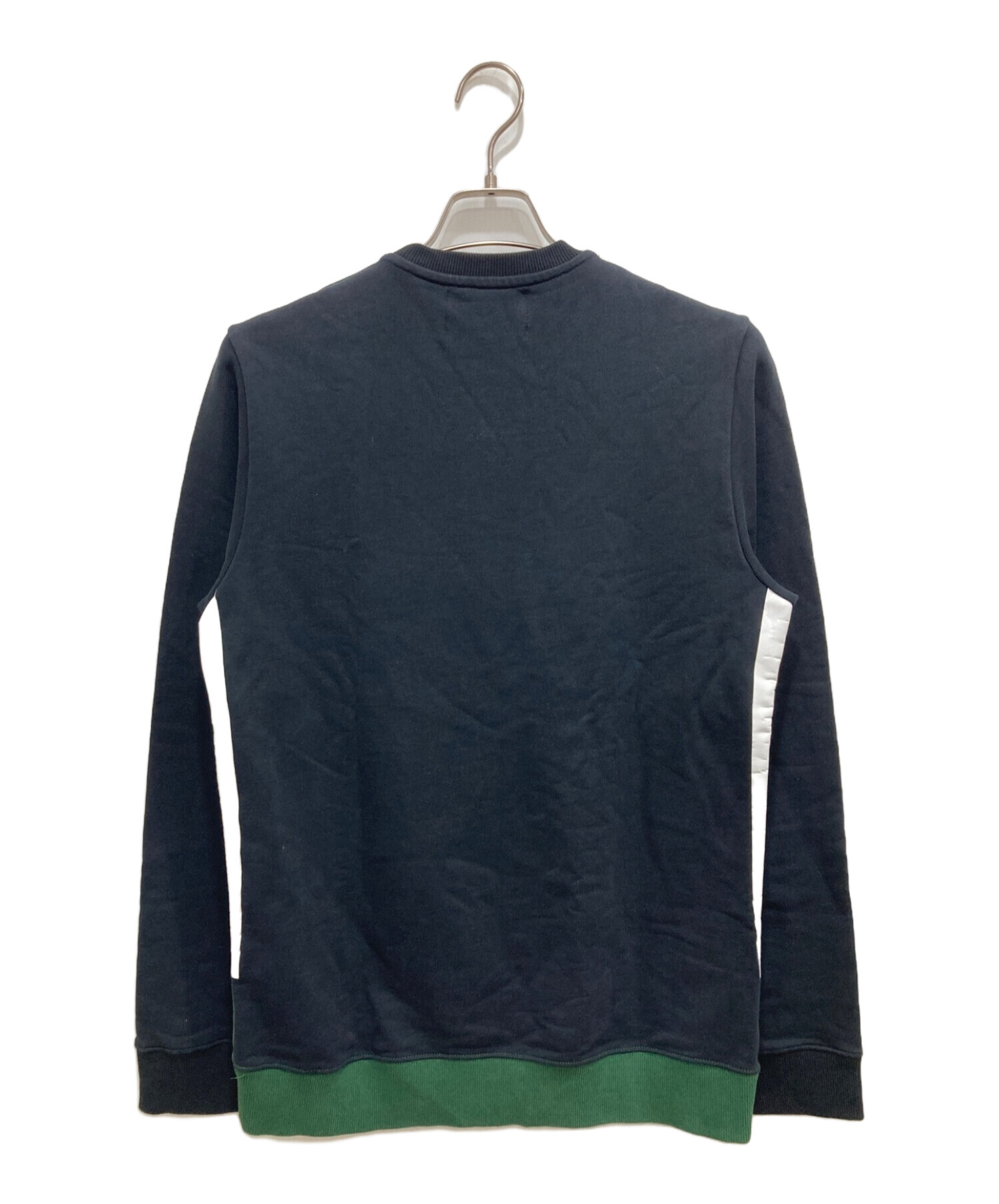 ラフシモンズ× フレッドペリー クルーネック スウェット（黒） RAF SIMONS ラフシモンズ フレッドペリー クルーネックスウェット L