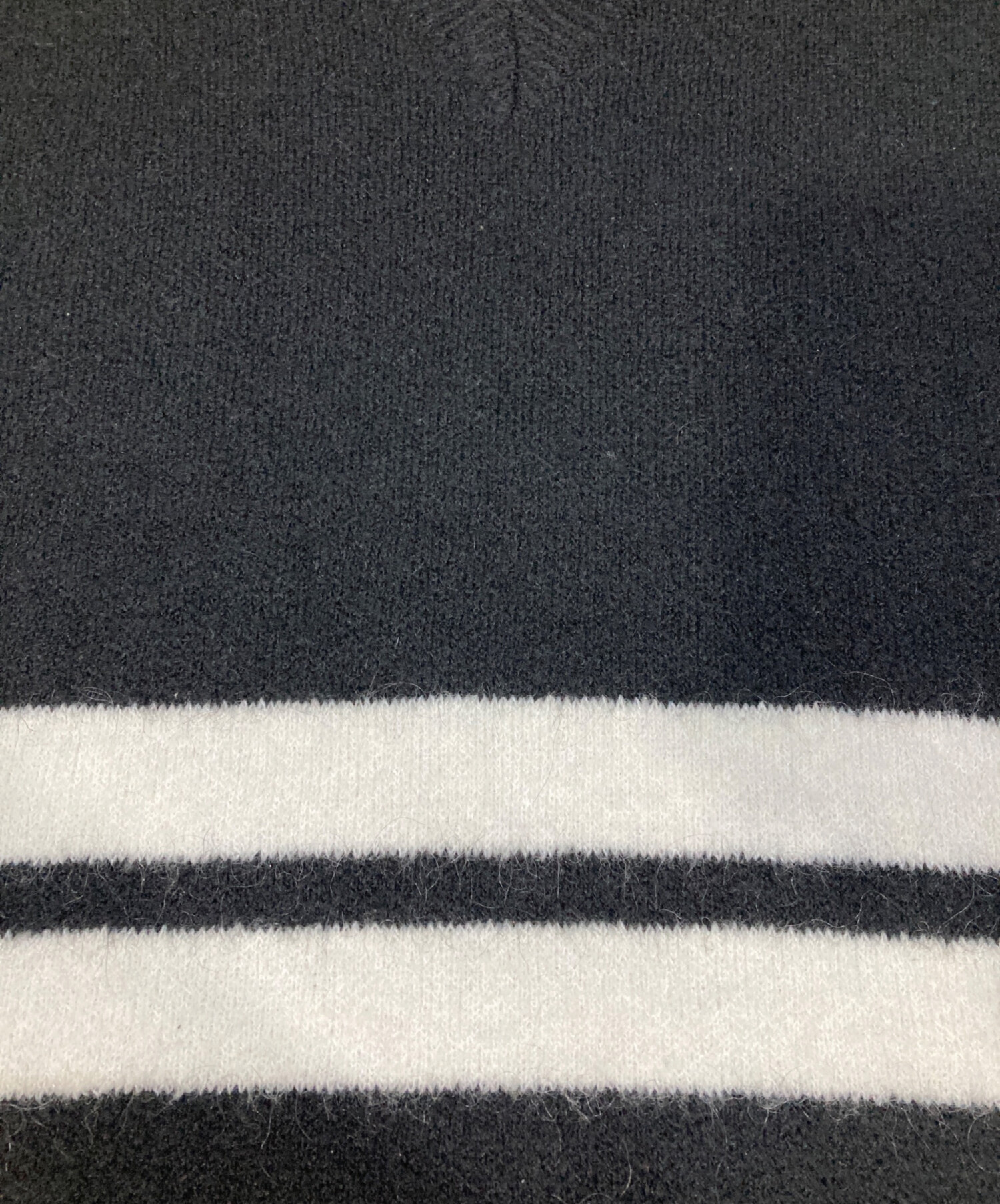 中古・古着通販】stussy (ステューシー) BRUSHED MOHAIR VEST ブラック