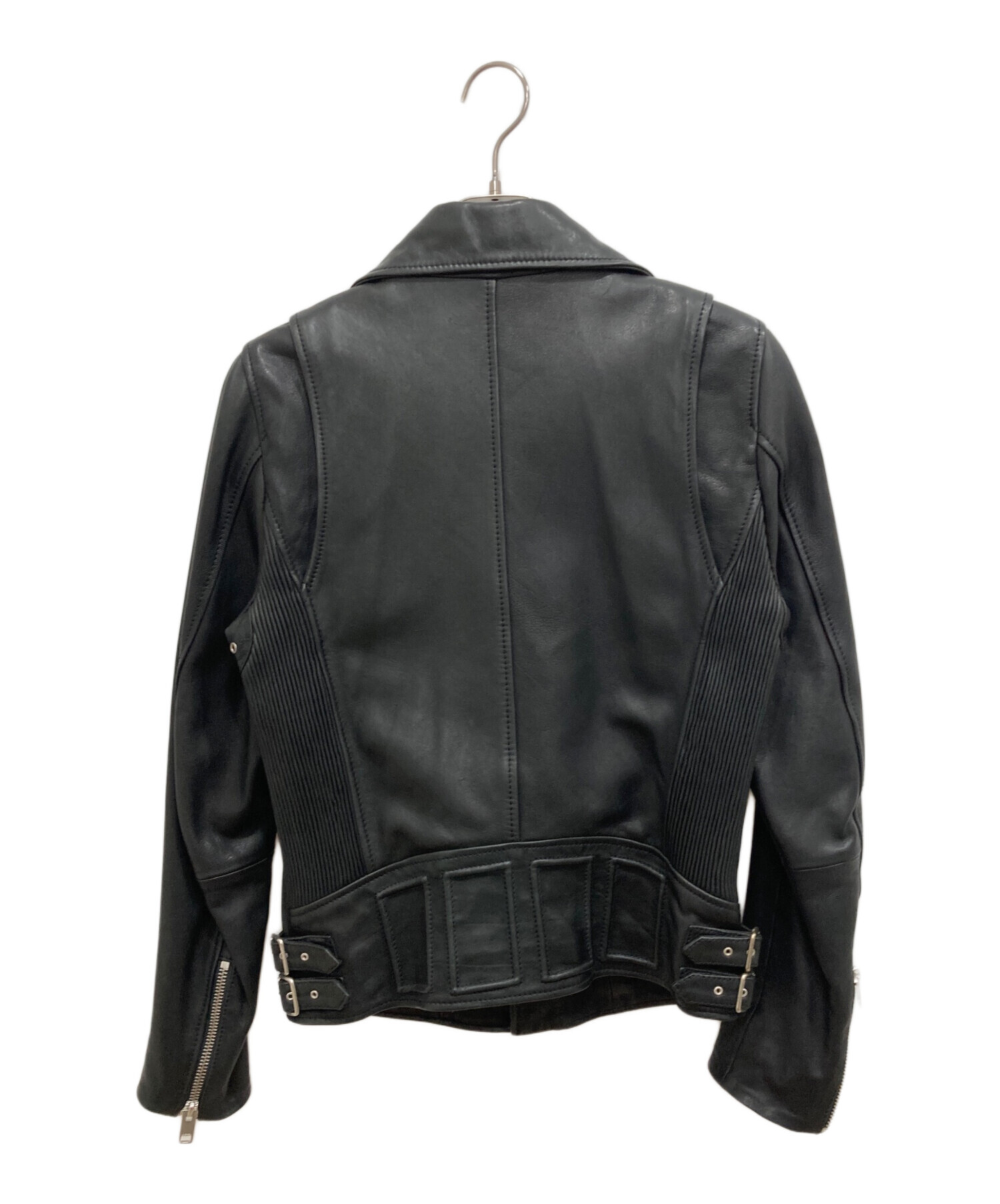 DIESEL ダブルライダースジャケット M 黒