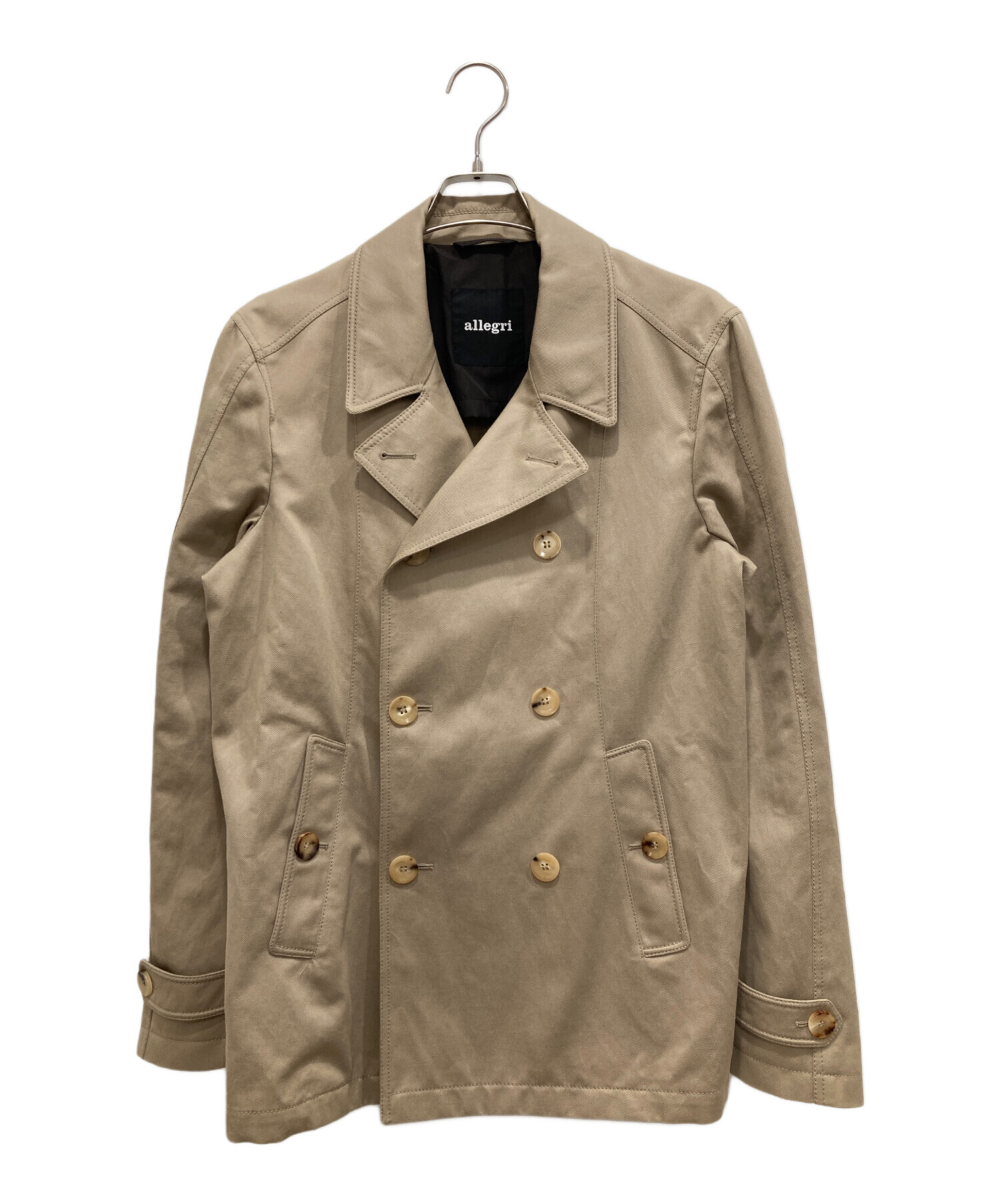 中古・古着通販】allegri (アレグリ) ダブルショートコート 中古・古着通販】allegri (アレグリ) ダブルショートコート