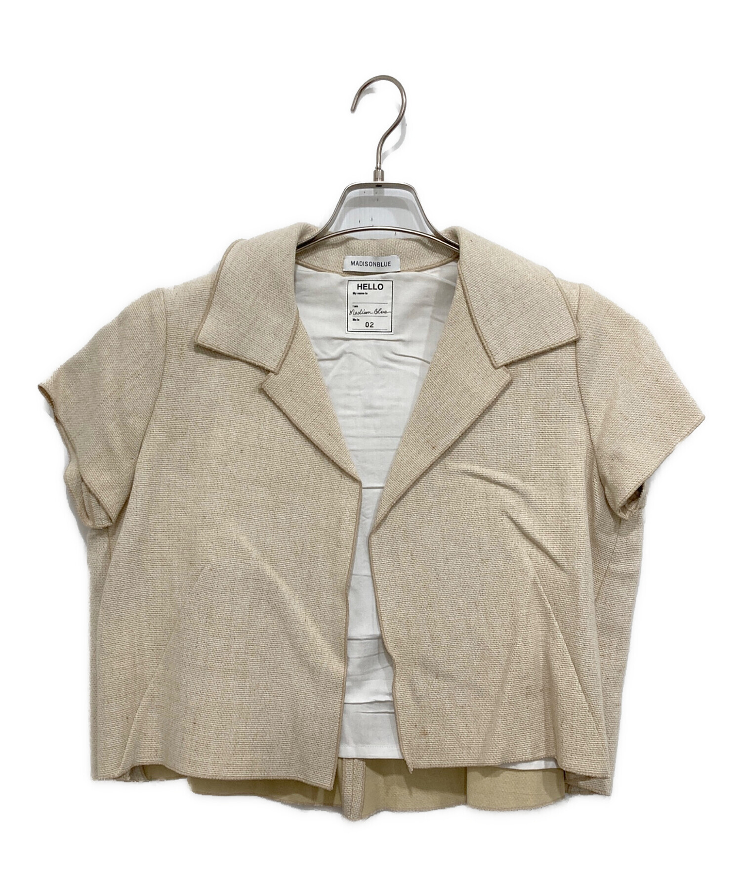 中古・古着通販】MADISON BLUE (マディソンブルー) JUTE SHORT JACKET 