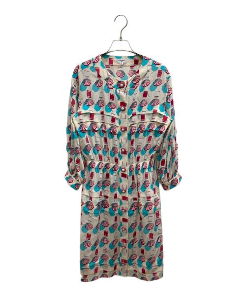 希少！CHANEL ワンピース　サイズ36 中古・古着通販】CHANEL (シャネル) 総柄ワンピース マルチカラー
