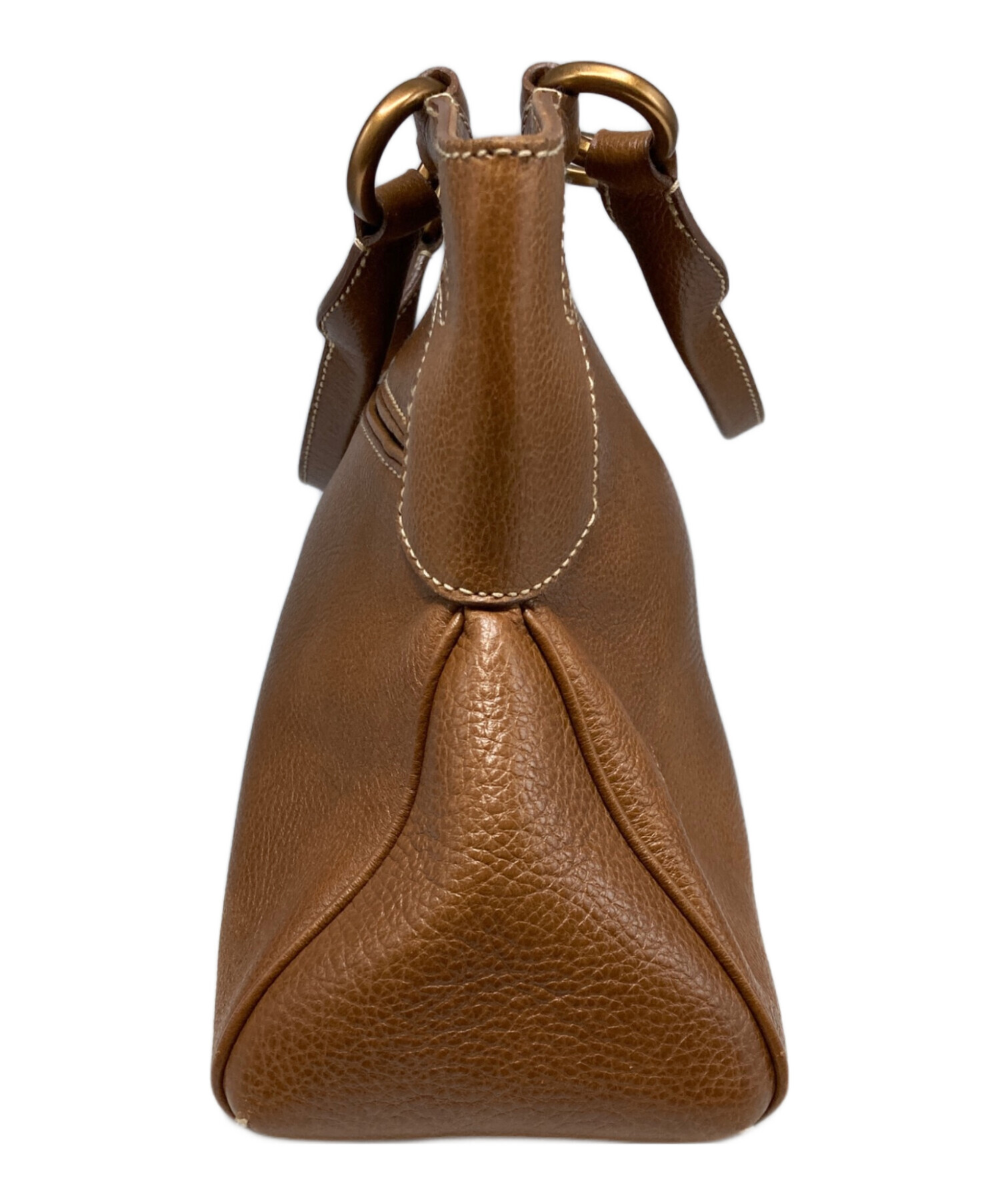 美品✨Cartier マルチェロ ハンドバッグ 肩掛け パンチング ブラウン 中古・古着通販】Cartier (カルティエ) ｢マルチェロ｣ハンドバッグ