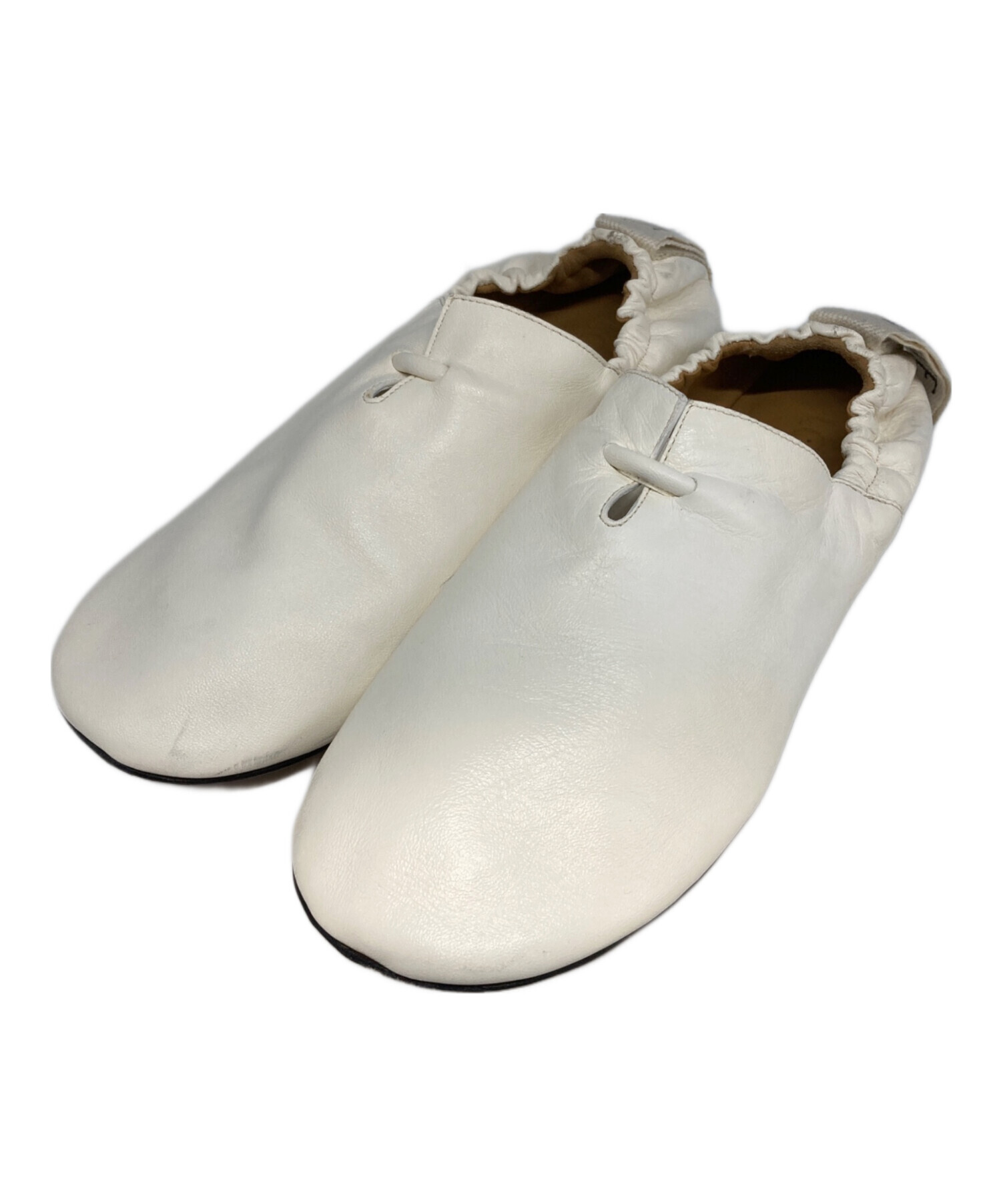 中古・古着通販】LOEWE (ロエベ) FLAMENCO BALLERINAパンプス ホワイト 