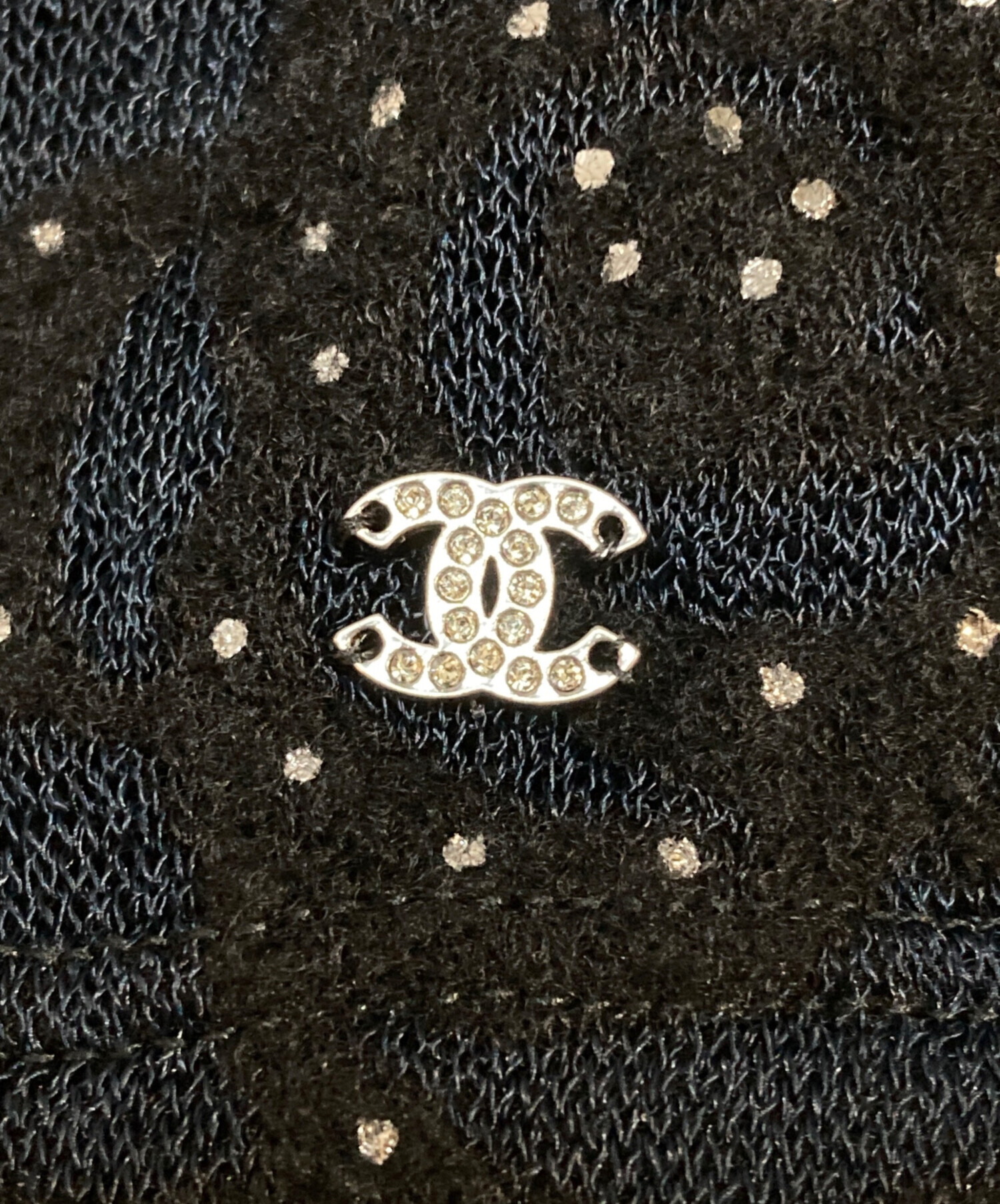 シャネル ニットカーディガン 19SS ツイード ココマーク サイズ38