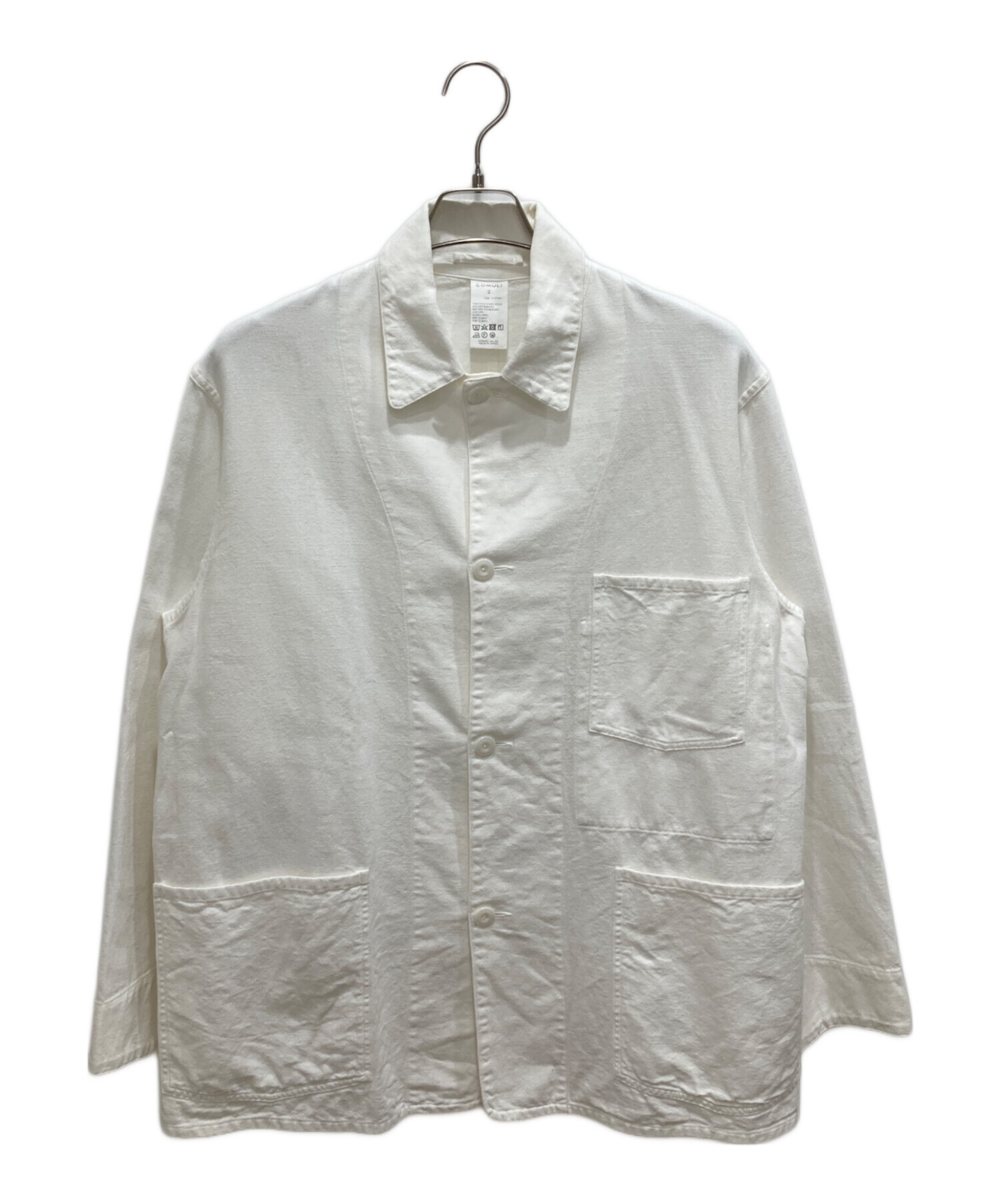 中古・古着通販】COMOLI (コモリ) ホワイト 1938ジャケット ホワイト