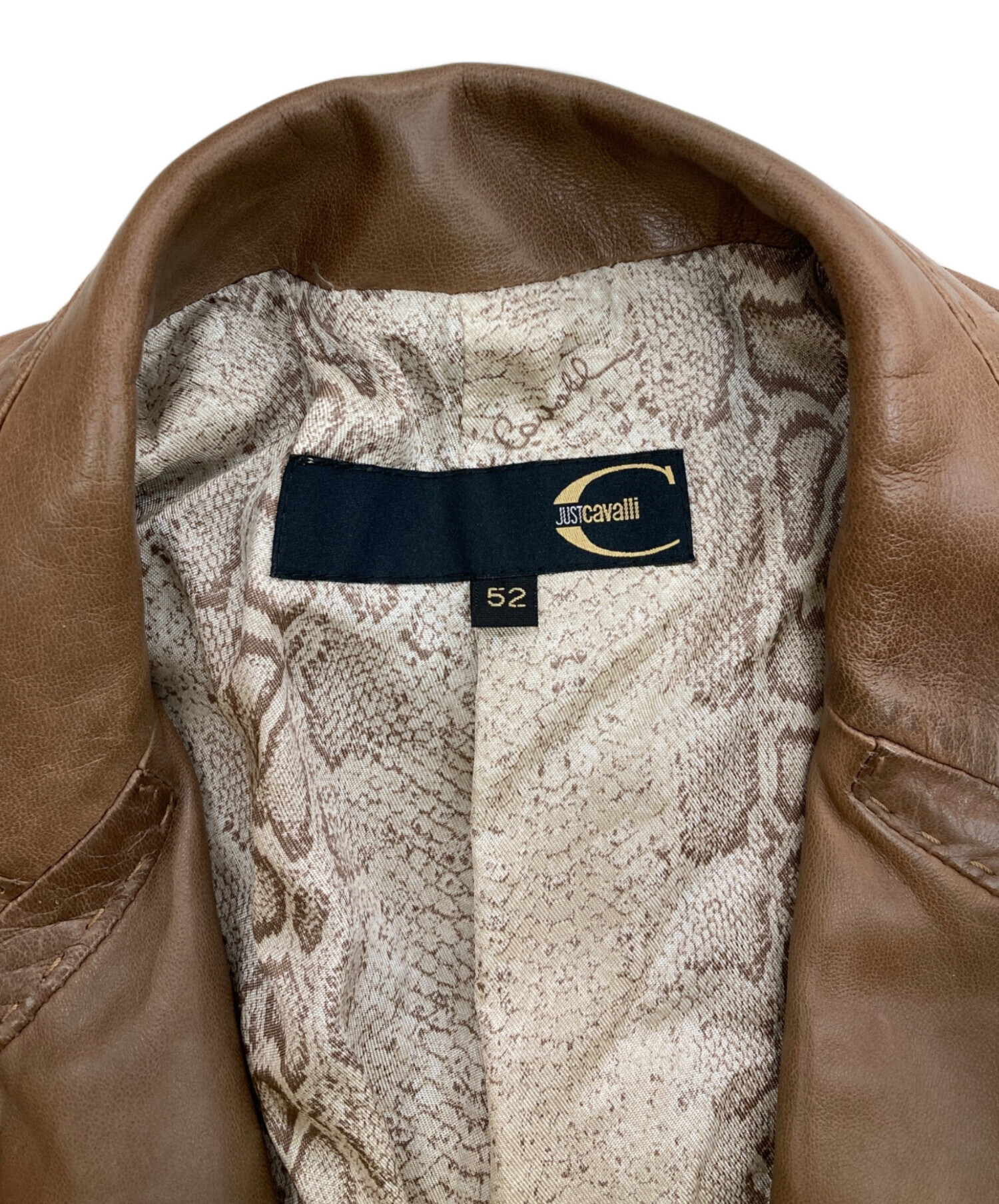 中古・古着通販】JUST CAVALLI (ジャストカヴァリ) ナッパレザー