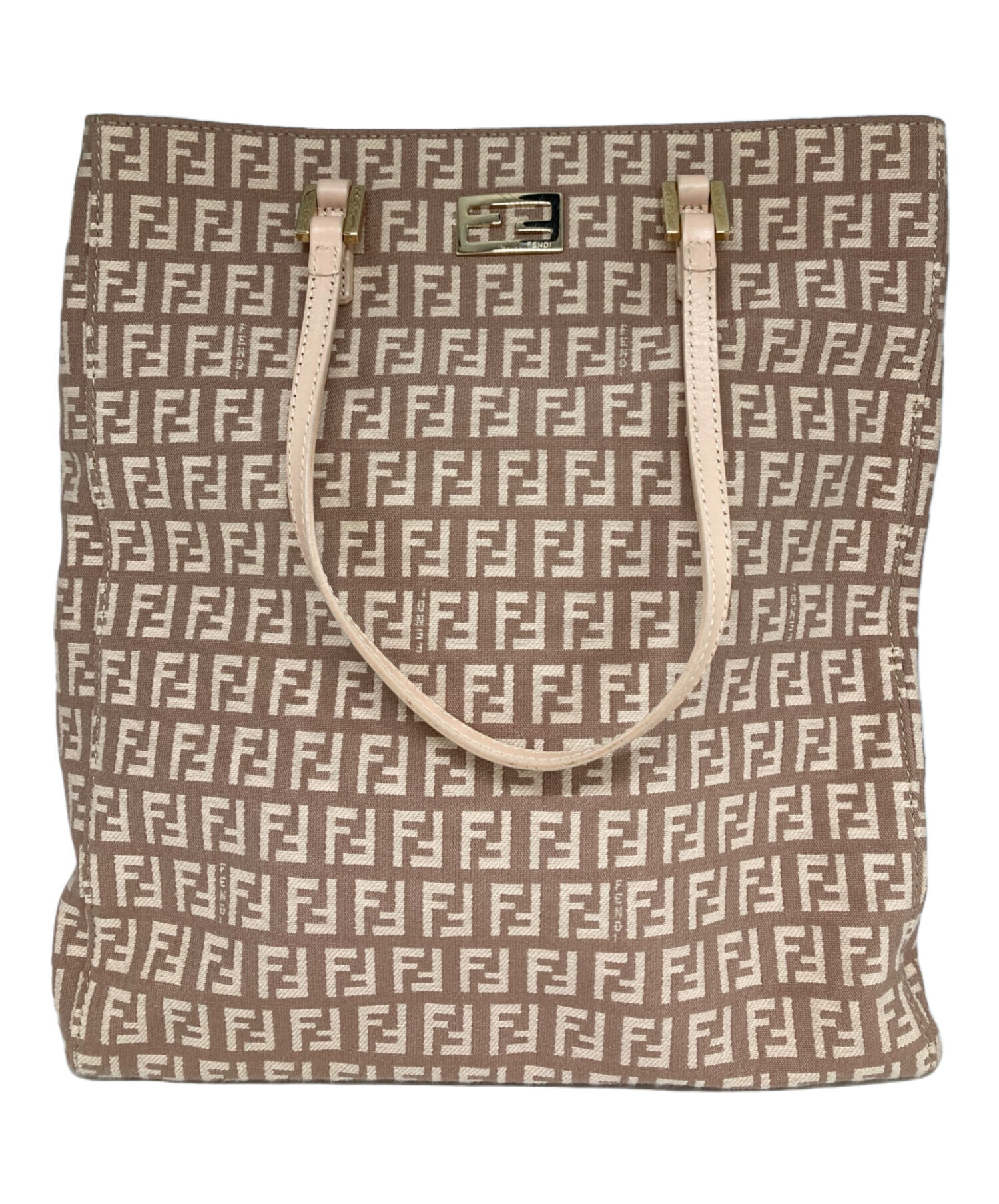 中古・古着通販】FENDI (フェンディ) ズッキーノ柄ハンドバッグ 中古・古着通販】FENDI (フェンディ) ズッキーノ柄ハンドバッグ