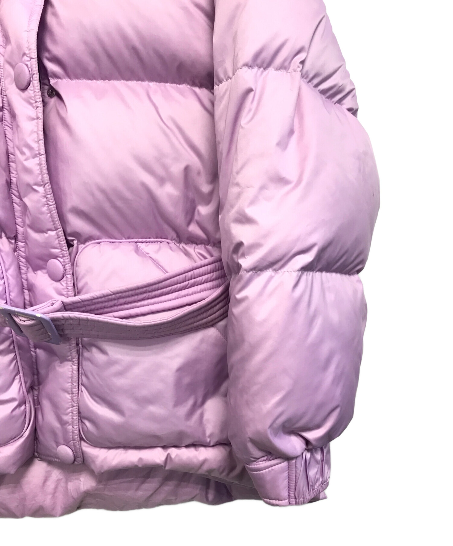 イエンキイエンキ ダウンジャケット ベルト付 肉厚 希少カラー S ピンク 美品 中古・古着通販】IENKI IENKI (イエンキ イエンキ) ダウンジャケット