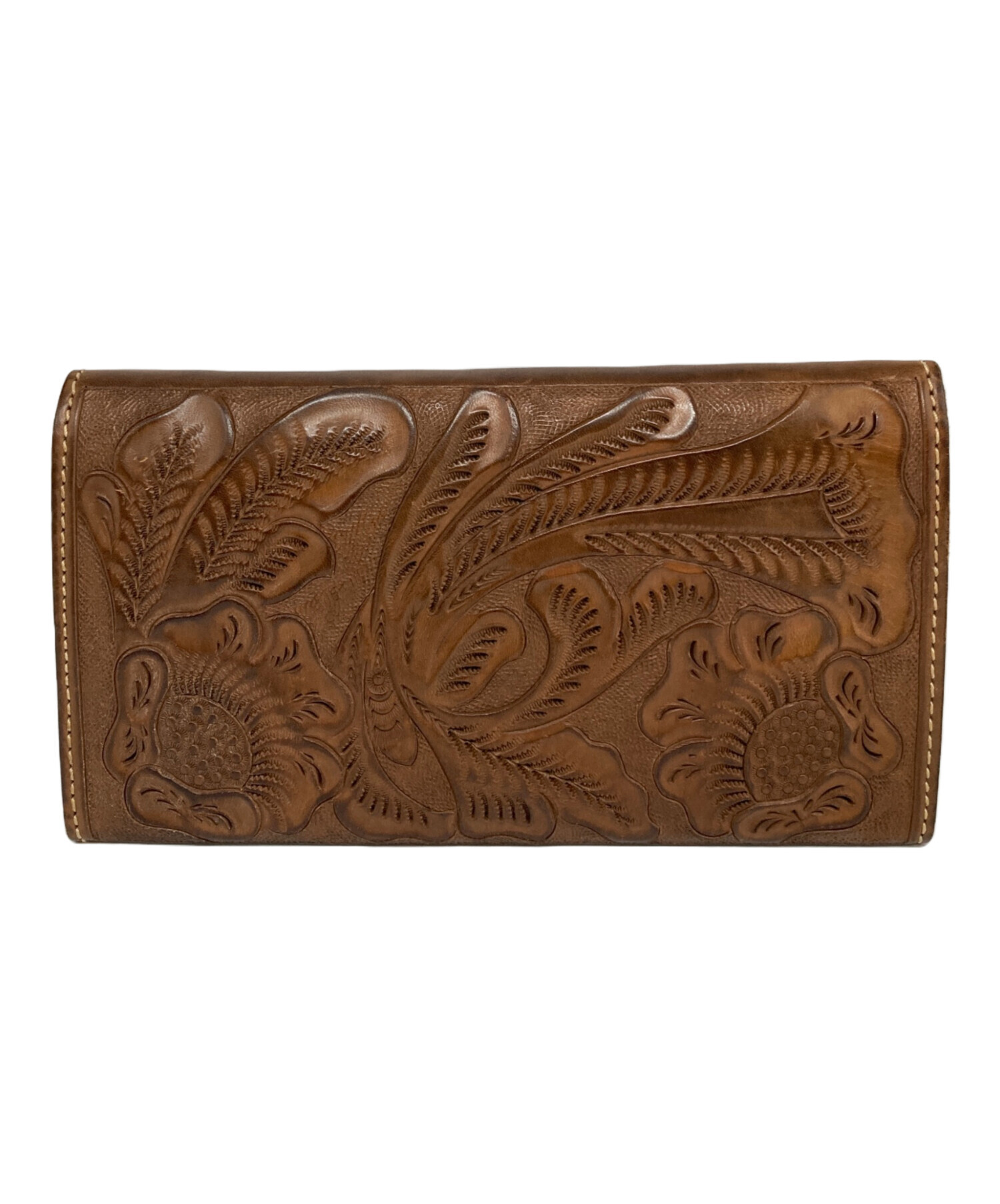 中古・古着通販】RRL (ダブルアールエル) カービングレザーウォレット