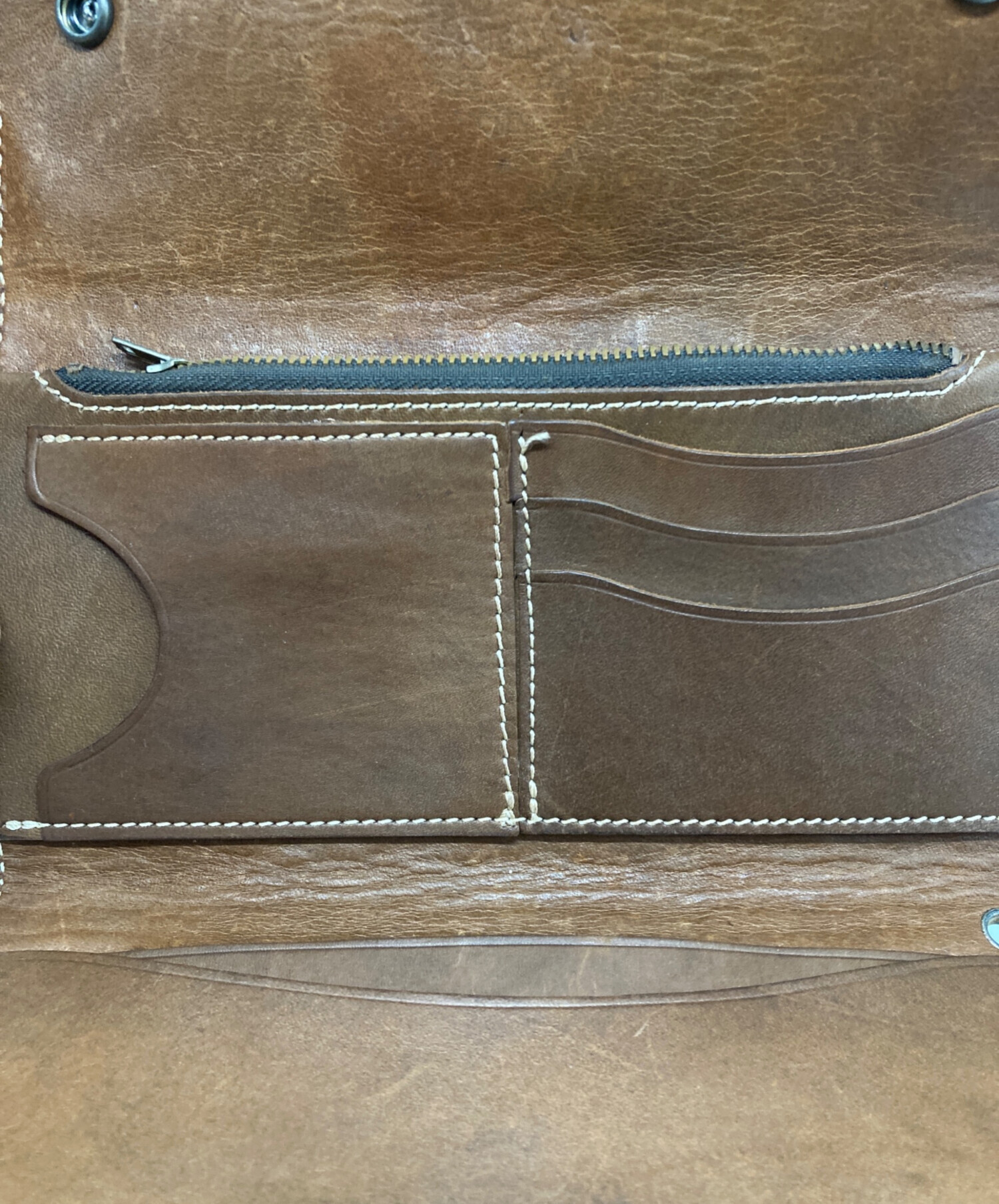 中古・古着通販】RRL (ダブルアールエル) カービングレザーウォレット