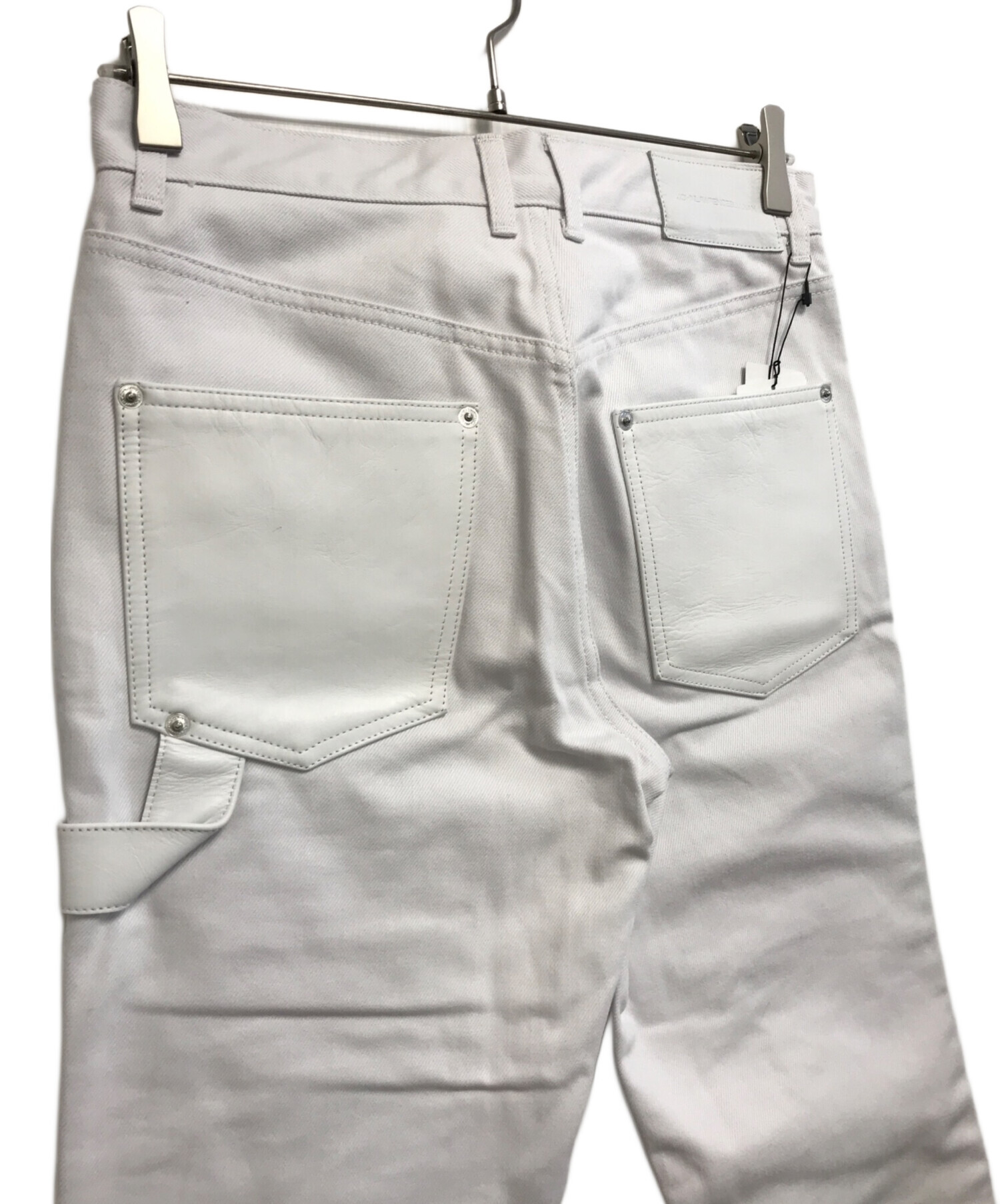 パンツ JOHN LAWRENCE SULLIVAN LEATHERPATCHDENIM 2B008-0322-37_BLACK_191846c6-