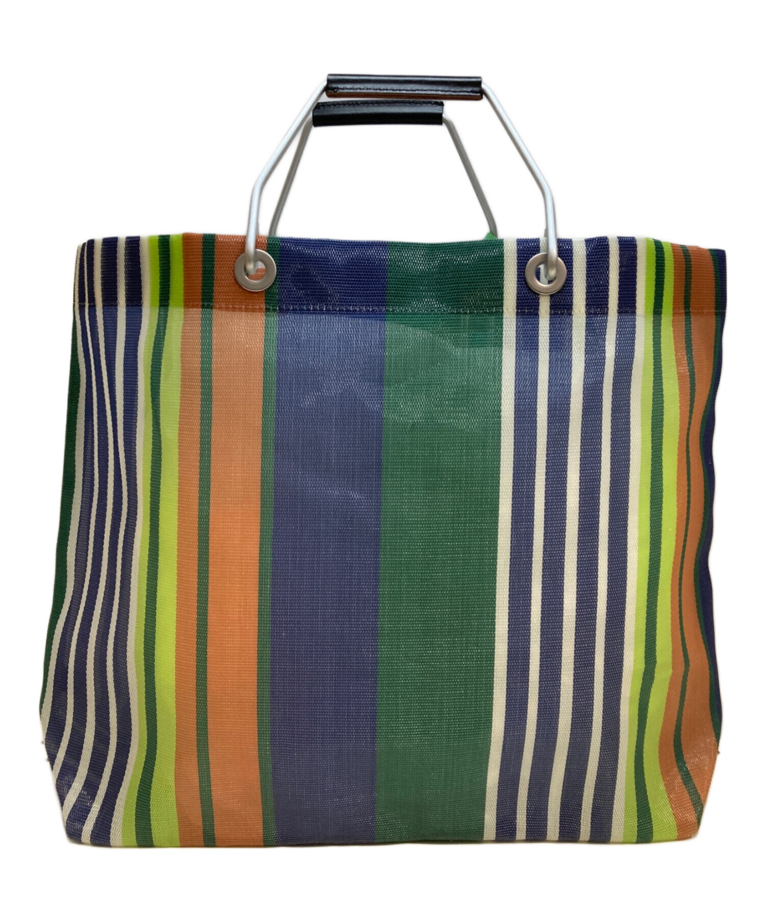 中古・古着通販】MARNI (マルニ) フラワーカフェストライプトート 
