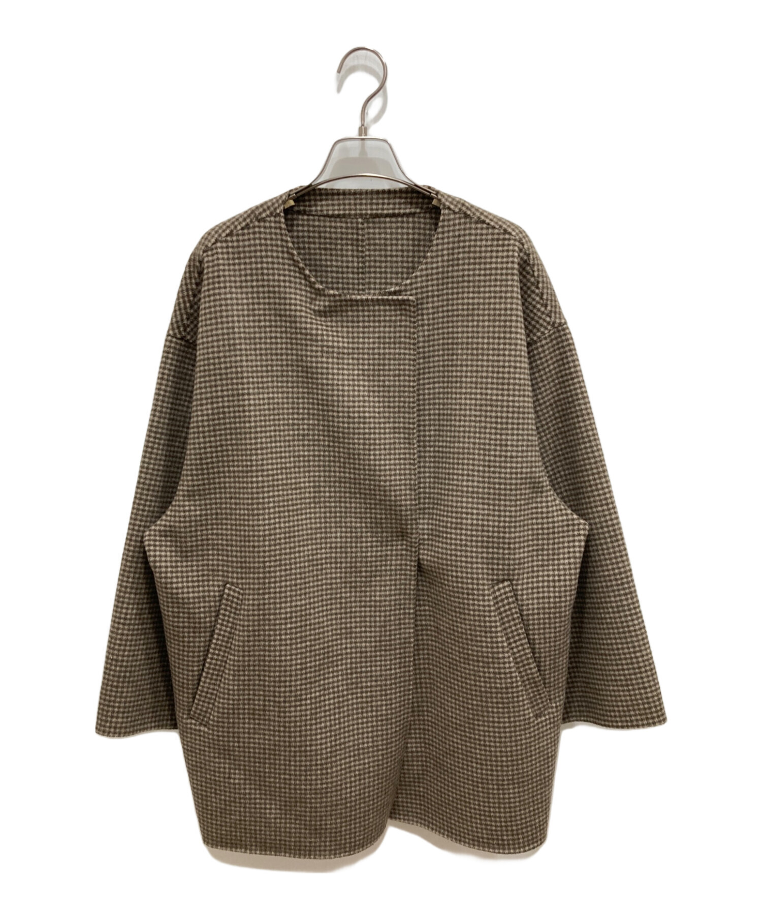 SLOBE IENA HAMILTONダブルフェイスウールショートコクーンコート SLOBE IENA（スローブイエナ）の「HAMILTONダブルフェイスウール