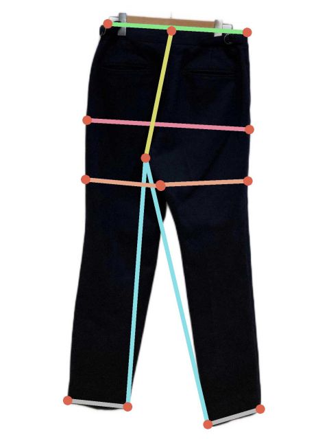 中古・古着通販】AURALEE (オーラリー) LIGHT MELTON SLACKS ネイビー