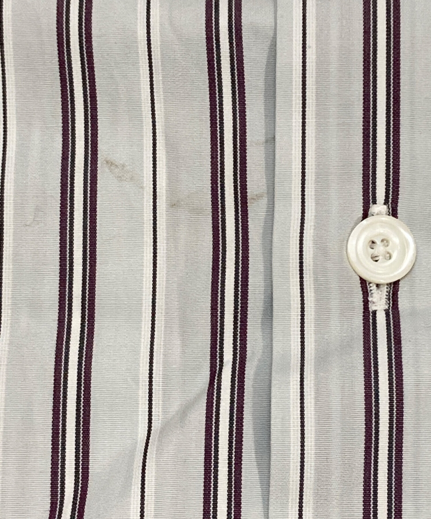 中古・古着通販】HERMES (エルメス) 袖セリエボタンストライプシャツ