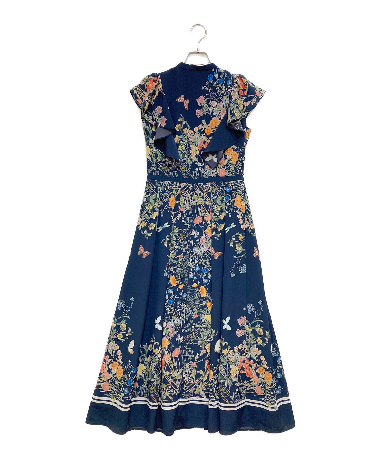 中古・古着通販】Loulou Willoughby (ルルウィルビー) 総柄ワンピース