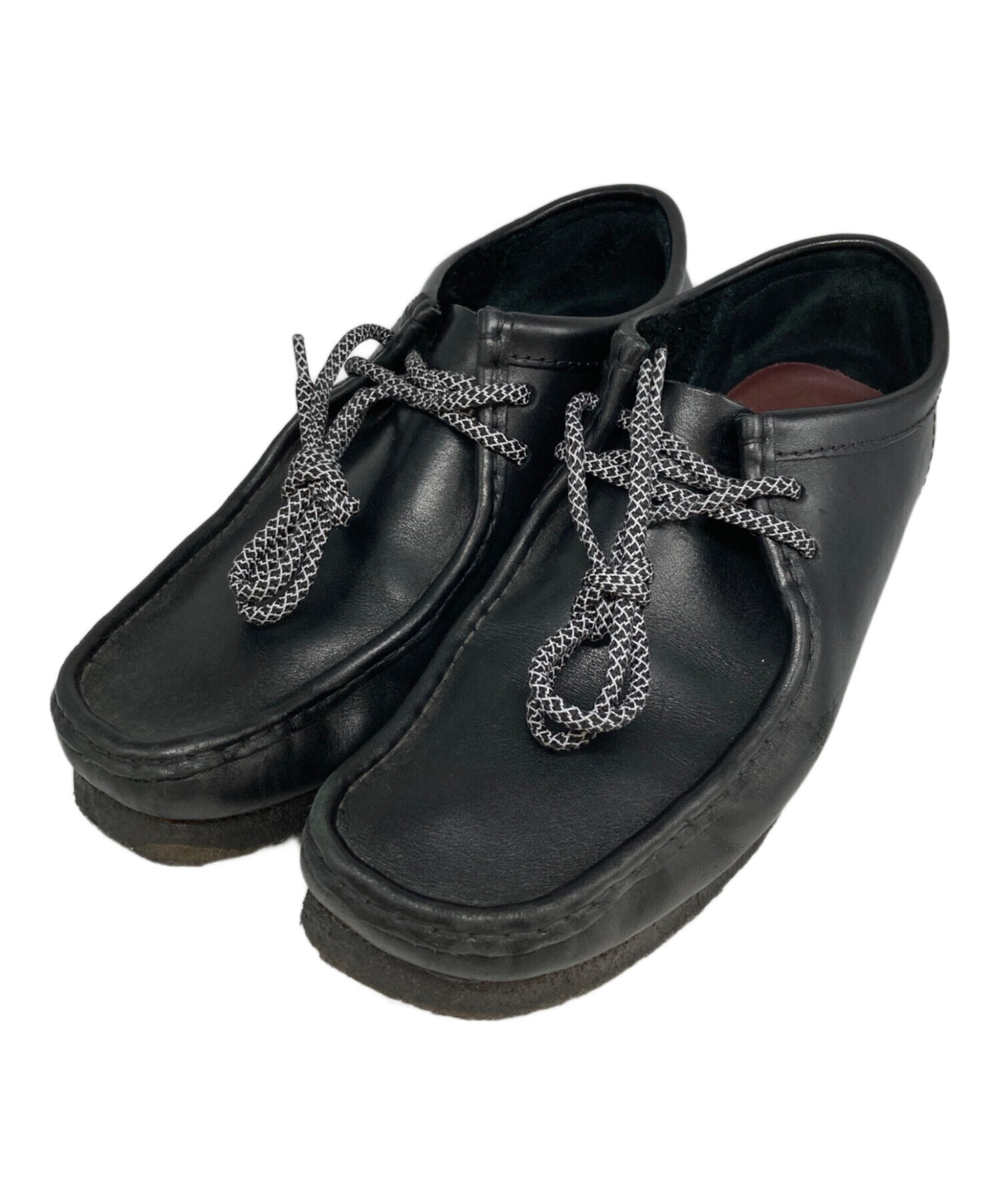 中古・古着通販】CLARKS (クラークス) ワラビーシューズ ブラック
