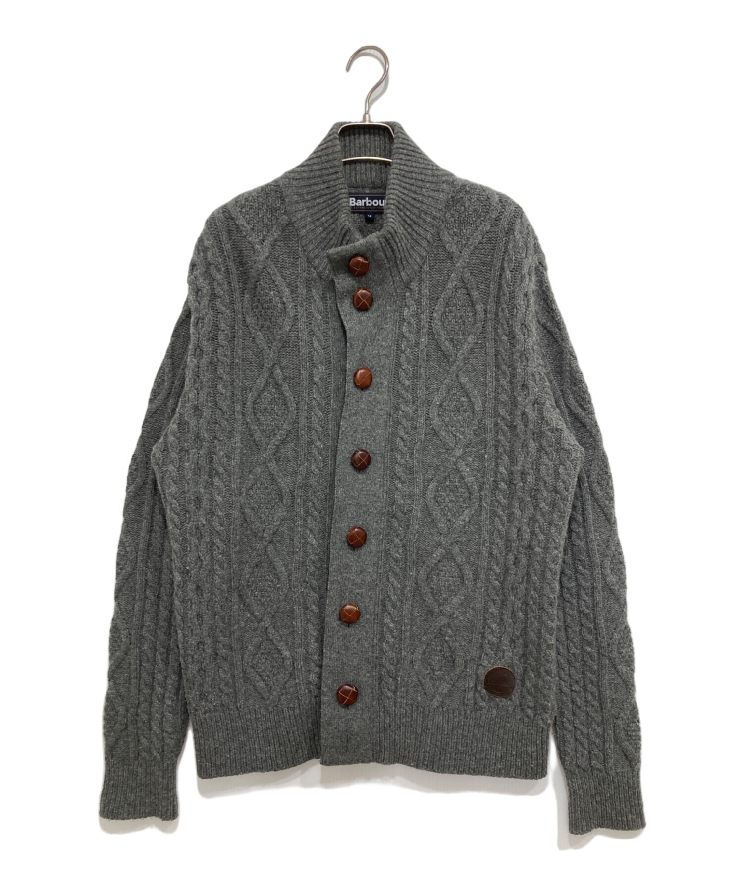 中古・古着通販】Barbour (バブアー) スタンドカラーカーディガン 