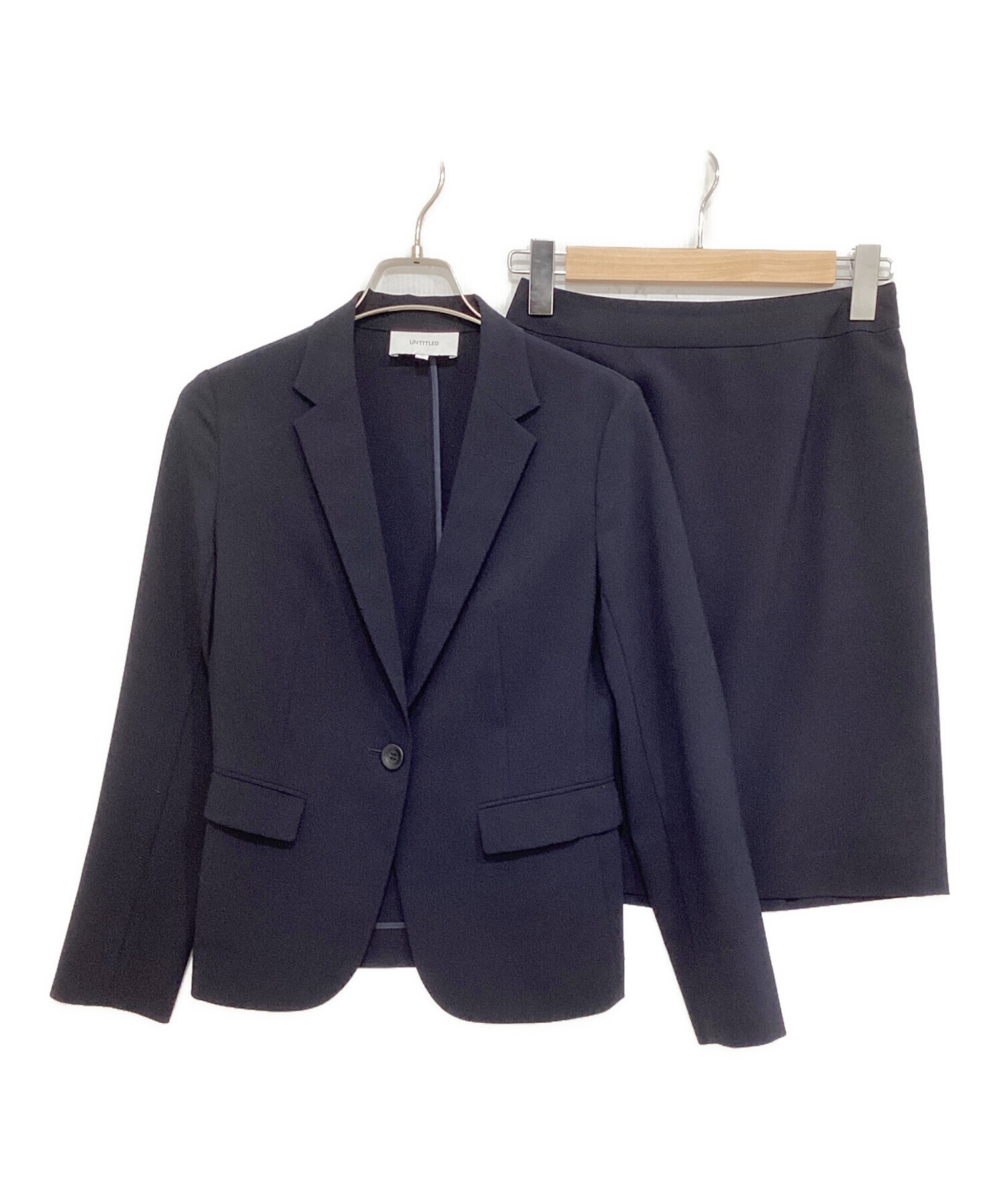 UNTITLED スーツ セットアップ可／通勤スーツ／セレモニー】ツイードジャケット